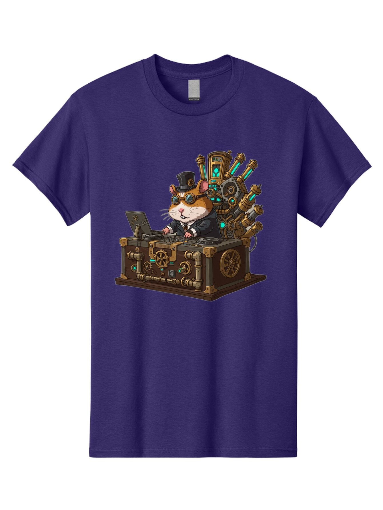 Steampunk-Hamster-Dj Men'S Graphic Tee, 100% Cotton, Comfortable Casual Summer Wear, Machine Washable, Vintage Camera, Old Camera, Antique Camera, Black Camera, Classic Photography, Photography Equipment, Nostalgic Device, Film Camera, Baq072 12