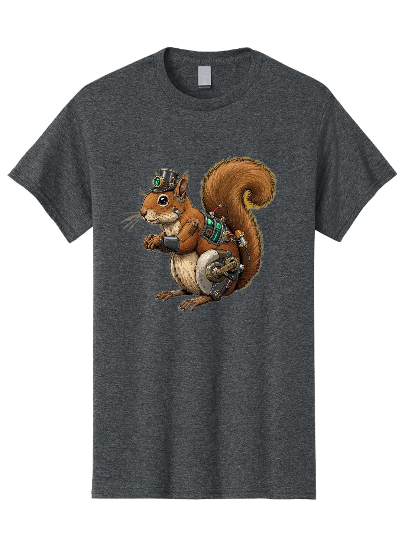 Steampunk-Squirrel Men'S Graphic Tee, 100% Cotton, Comfortable Casual Summer Wear, Machine Washable, Vintage Camera, Old Camera, Antique Camera, Black Camera, Classic Photography, Photography Equipment, Nostalgic Device, Film Camera, Baq075 14