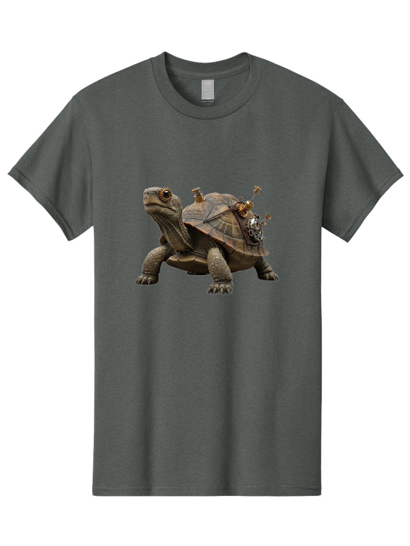 Steampunk-Turtle Men'S Graphic Tee, 100% Cotton, Comfortable Casual Summer Wear, Machine Washable, Vintage Camera, Old Camera, Antique Camera, Black Camera, Classic Photography, Photography Equipment, Nostalgic Device, Film Camera, Camera Art Baq076 6