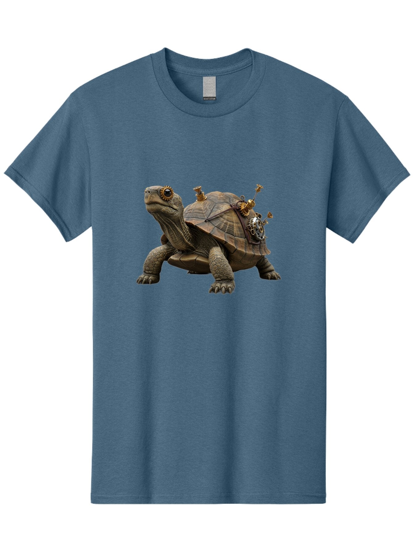 Steampunk-Turtle Men'S Graphic Tee, 100% Cotton, Comfortable Casual Summer Wear, Machine Washable, Vintage Camera, Old Camera, Antique Camera, Black Camera, Classic Photography, Photography Equipment, Nostalgic Device, Film Camera, Camera Art Baq076 8
