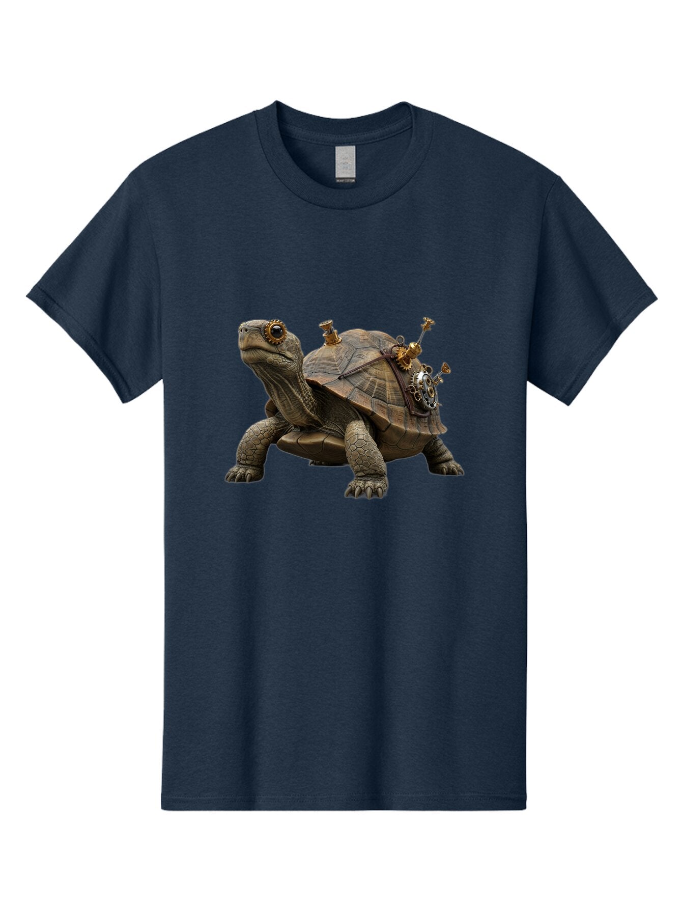 Steampunk-Turtle Men'S Graphic Tee, 100% Cotton, Comfortable Casual Summer Wear, Machine Washable, Vintage Camera, Old Camera, Antique Camera, Black Camera, Classic Photography, Photography Equipment, Nostalgic Device, Film Camera, Camera Art Baq076 9