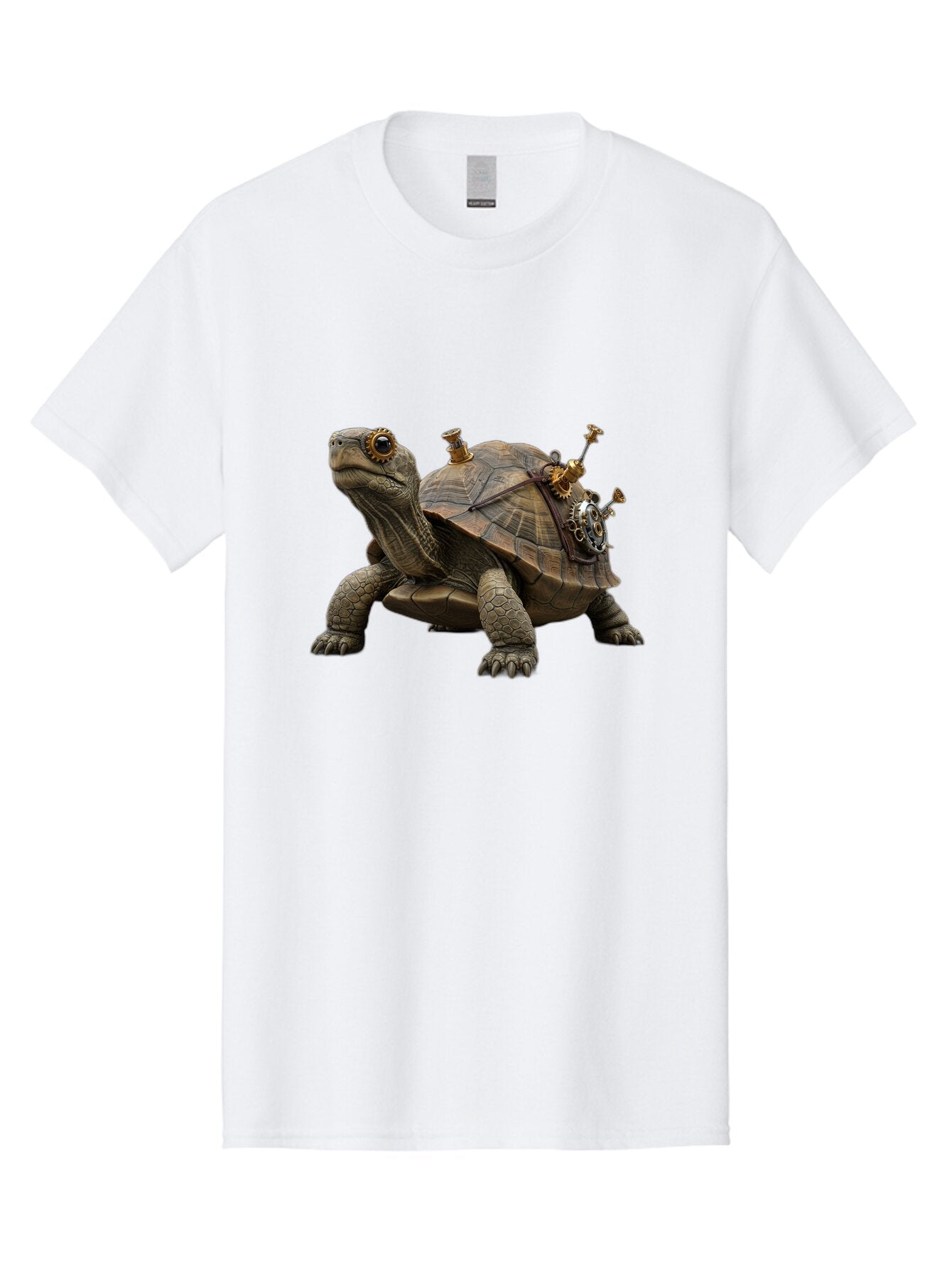 Steampunk-Turtle Men'S Graphic Tee, 100% Cotton, Comfortable Casual Summer Wear, Machine Washable, Vintage Camera, Old Camera, Antique Camera, Black Camera, Classic Photography, Photography Equipment, Nostalgic Device, Film Camera, Camera Art Baq076 13