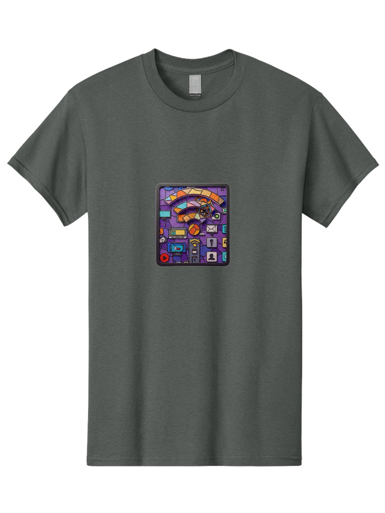 Stylized-Smartphone Men'S Graphic Tee, 100% Cotton, Comfortable Casual Summer Wear, Machine Washable, Vintage Camera, Old Camera, Antique Camera, Black Camera, Classic Photography, Photography Equipment, Nostalgic Device, Film Camera, Baq079 7