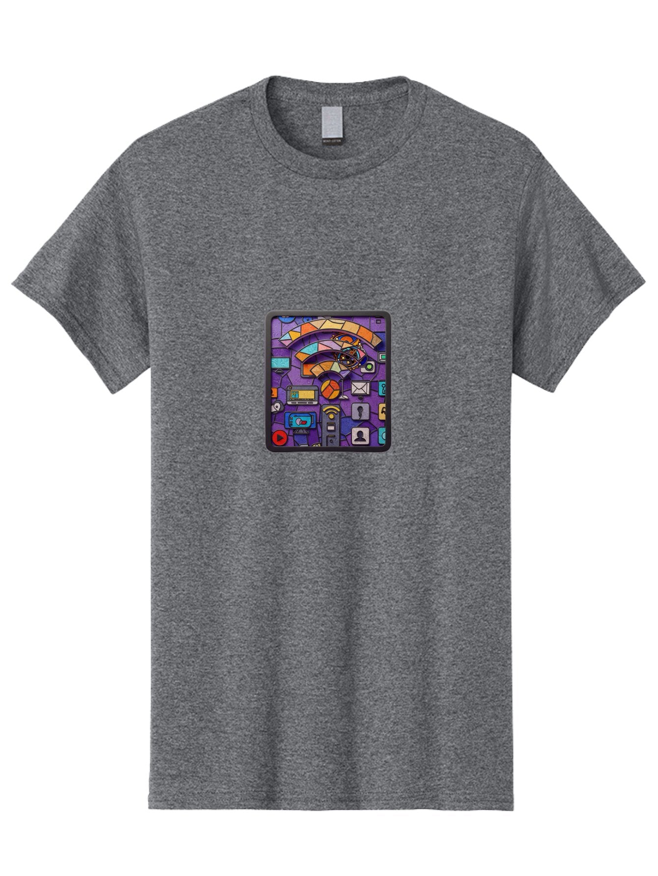 Stylized-Smartphone Men'S Graphic Tee, 100% Cotton, Comfortable Casual Summer Wear, Machine Washable, Vintage Camera, Old Camera, Antique Camera, Black Camera, Classic Photography, Photography Equipment, Nostalgic Device, Film Camera, Baq079 14