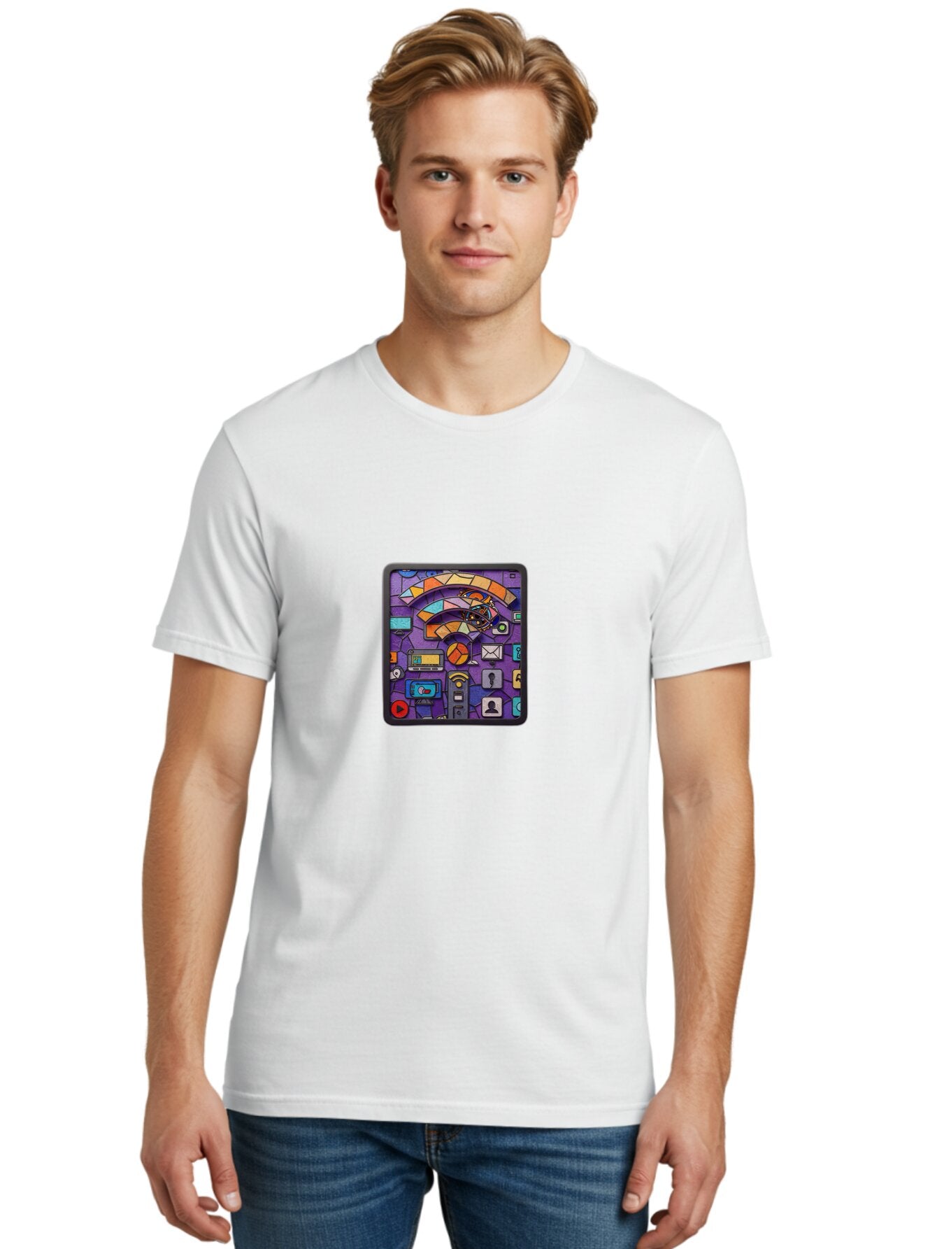 Stylized-Smartphone Men'S Graphic Tee, 100% Cotton, Comfortable Casual Summer Wear, Machine Washable, Vintage Camera, Old Camera, Antique Camera, Black Camera, Classic Photography, Photography Equipment, Nostalgic Device, Film Camera, Baq079 27