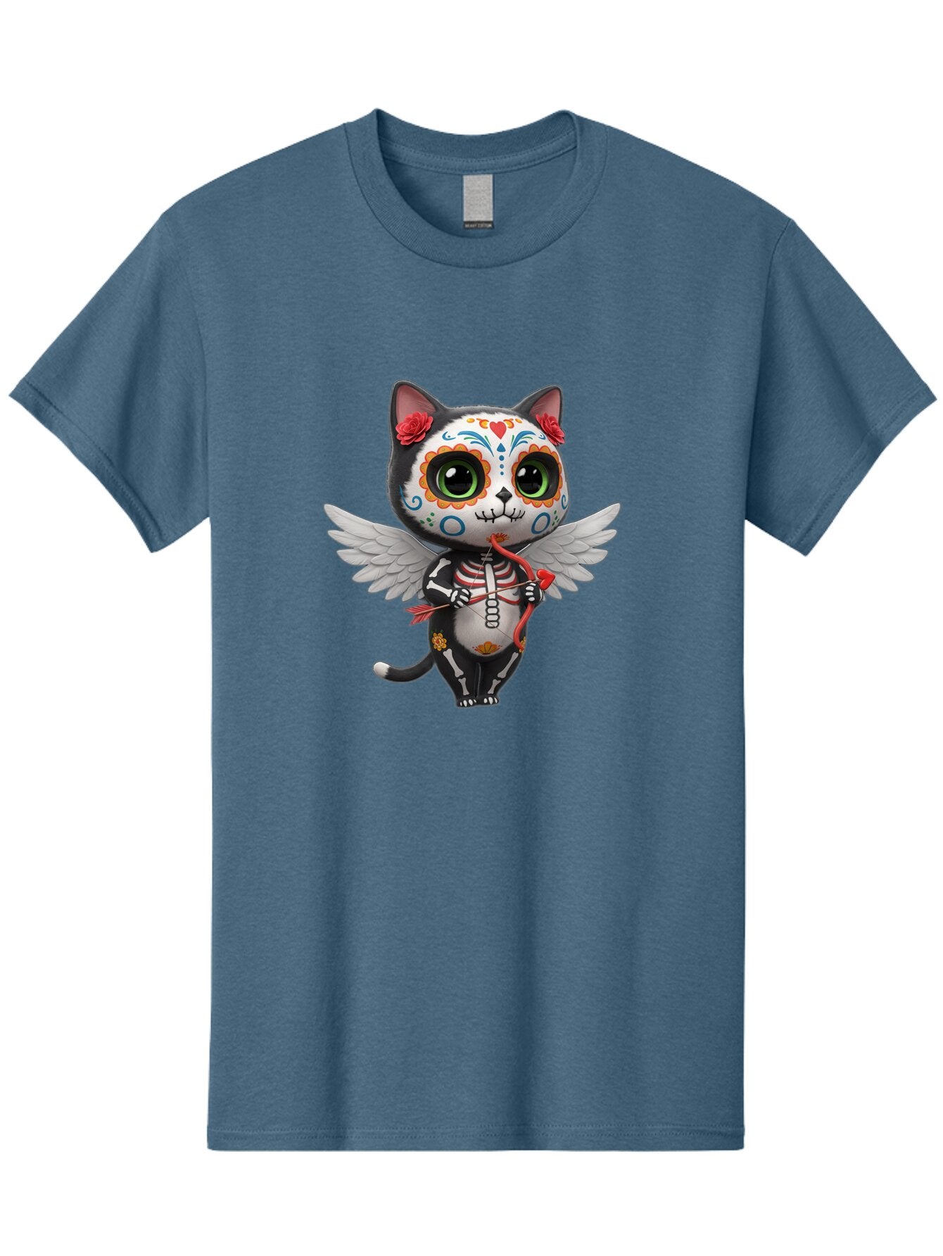 Sugar-Skull-Cat Men'S Graphic Tee, 100% Cotton, Comfortable Casual Summer Wear, Machine Washable, Vintage Camera, Old Camera, Antique Camera, Black Camera, Classic Photography, Photography Equipment, Nostalgic Device, Film Camera, Camera Art Baq081 4
