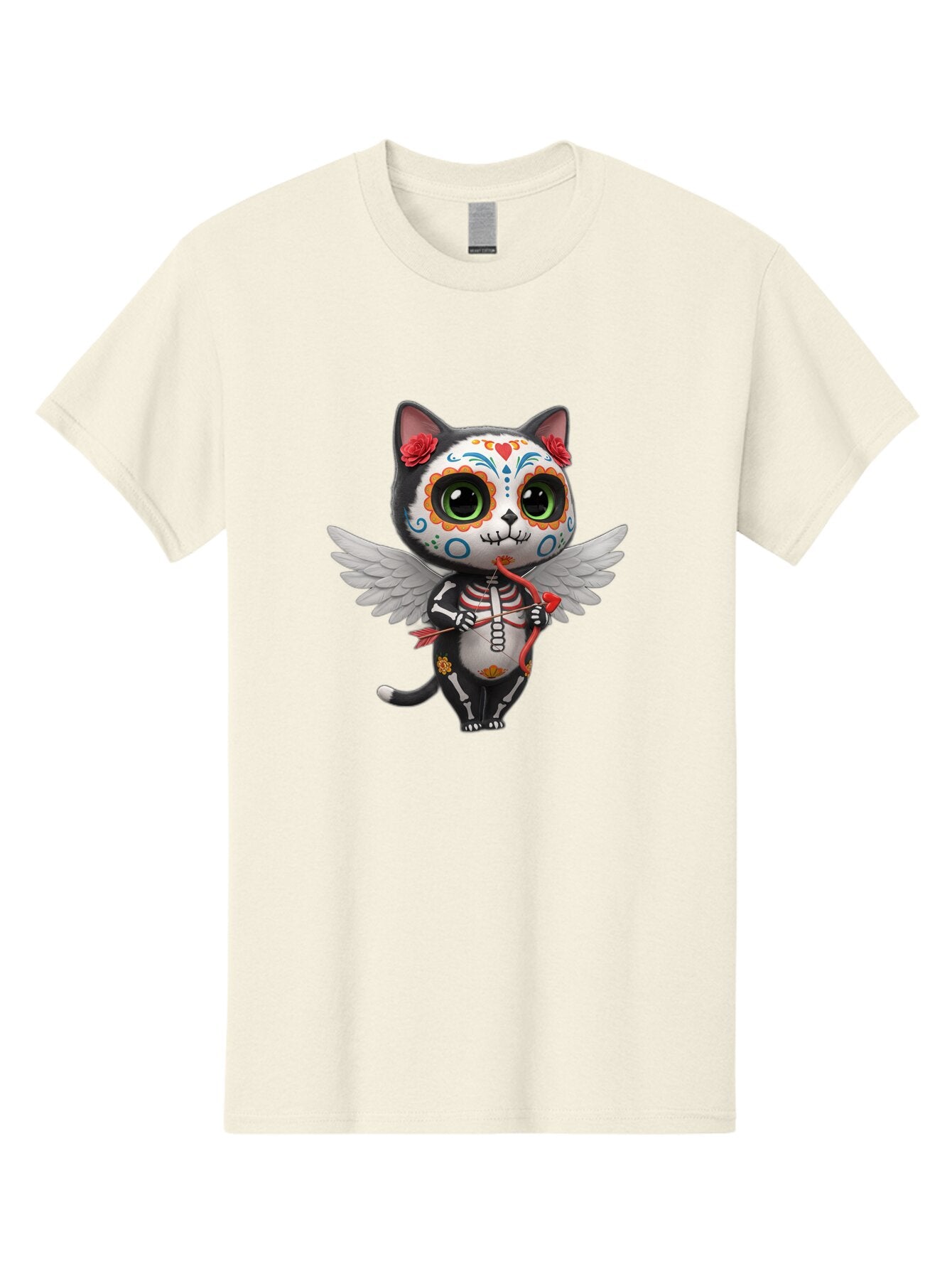 Sugar-Skull-Cat Men'S Graphic Tee, 100% Cotton, Comfortable Casual Summer Wear, Machine Washable, Vintage Camera, Old Camera, Antique Camera, Black Camera, Classic Photography, Photography Equipment, Nostalgic Device, Film Camera, Camera Art Baq081 7