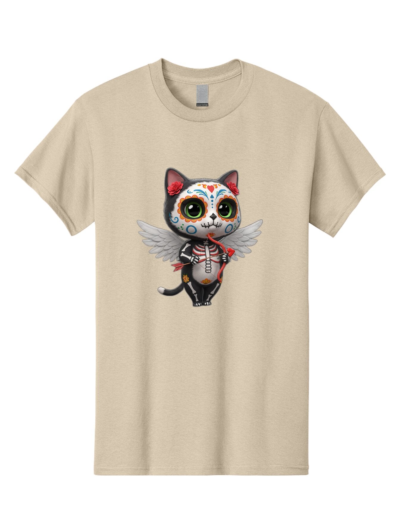 Sugar-Skull-Cat Men'S Graphic Tee, 100% Cotton, Comfortable Casual Summer Wear, Machine Washable, Vintage Camera, Old Camera, Antique Camera, Black Camera, Classic Photography, Photography Equipment, Nostalgic Device, Film Camera, Camera Art Baq081 8