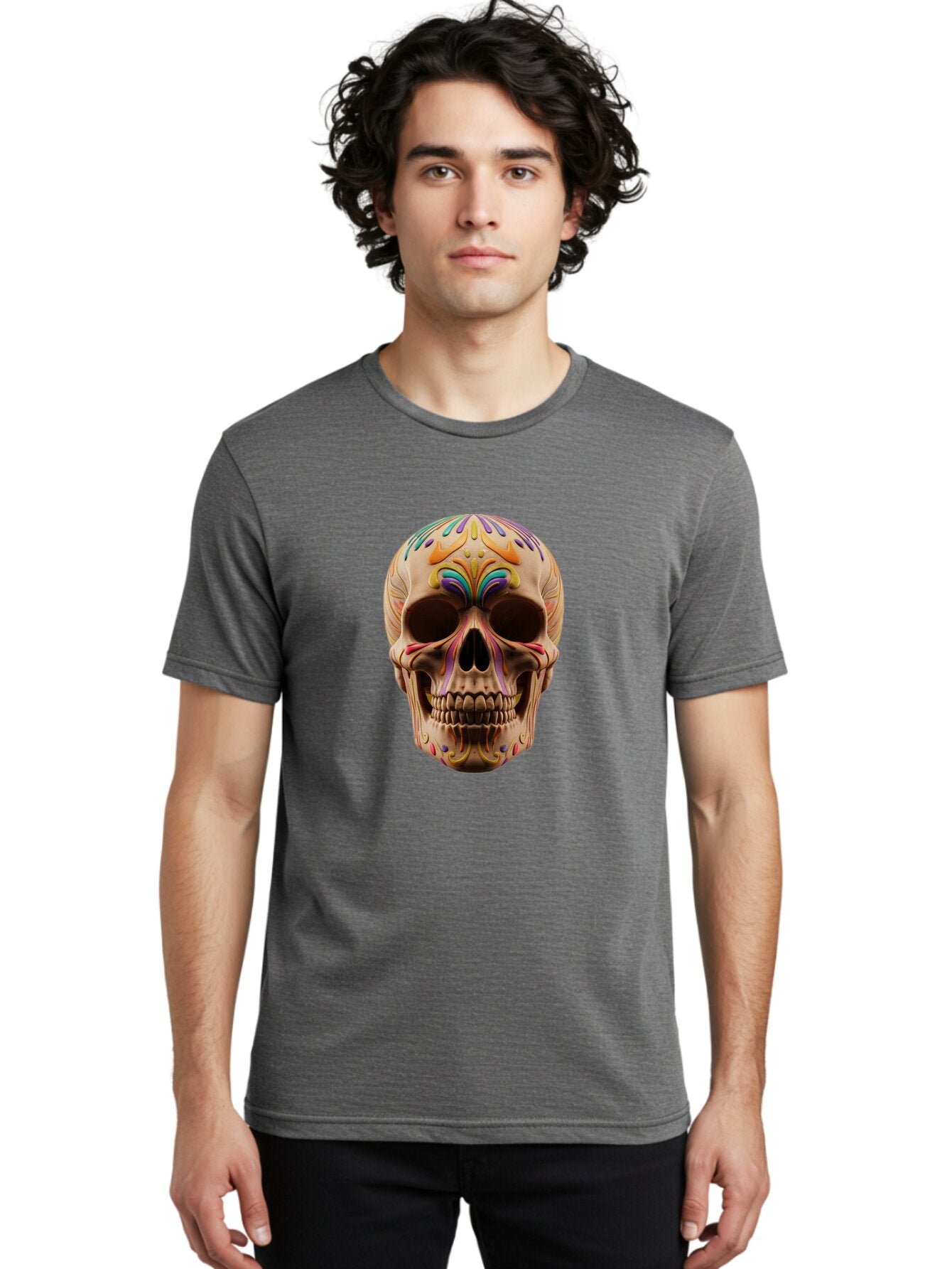 Sugar-Skull Men'S Graphic Tee, 100% Cotton, Comfortable Casual Summer Wear, Machine Washable, Vintage Camera, Old Camera, Antique Camera, Black Camera, Classic Photography, Photography Equipment, Nostalgic Device, Film Camera, Camera Art Baq083 19