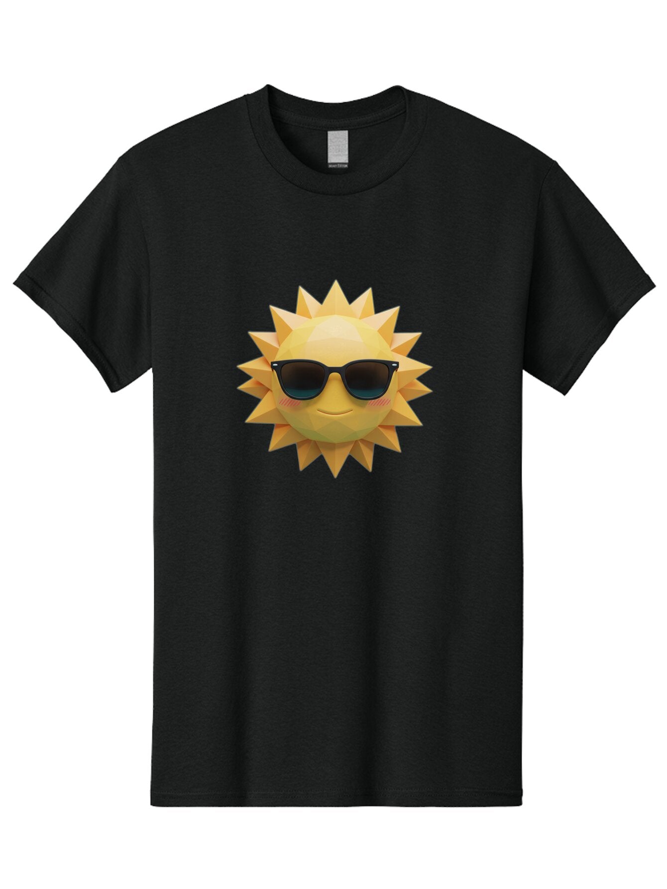 Sun-Wearing-Sunglasses-1 Men'S Graphic Tee, 100% Cotton, Comfortable Casual Summer Wear, Machine Washable, Vintage Camera, Old Camera, Antique Camera, Black Camera, Classic Photography, Photography Equipment, Nostalgic Device, Film Camera, Baq084 1