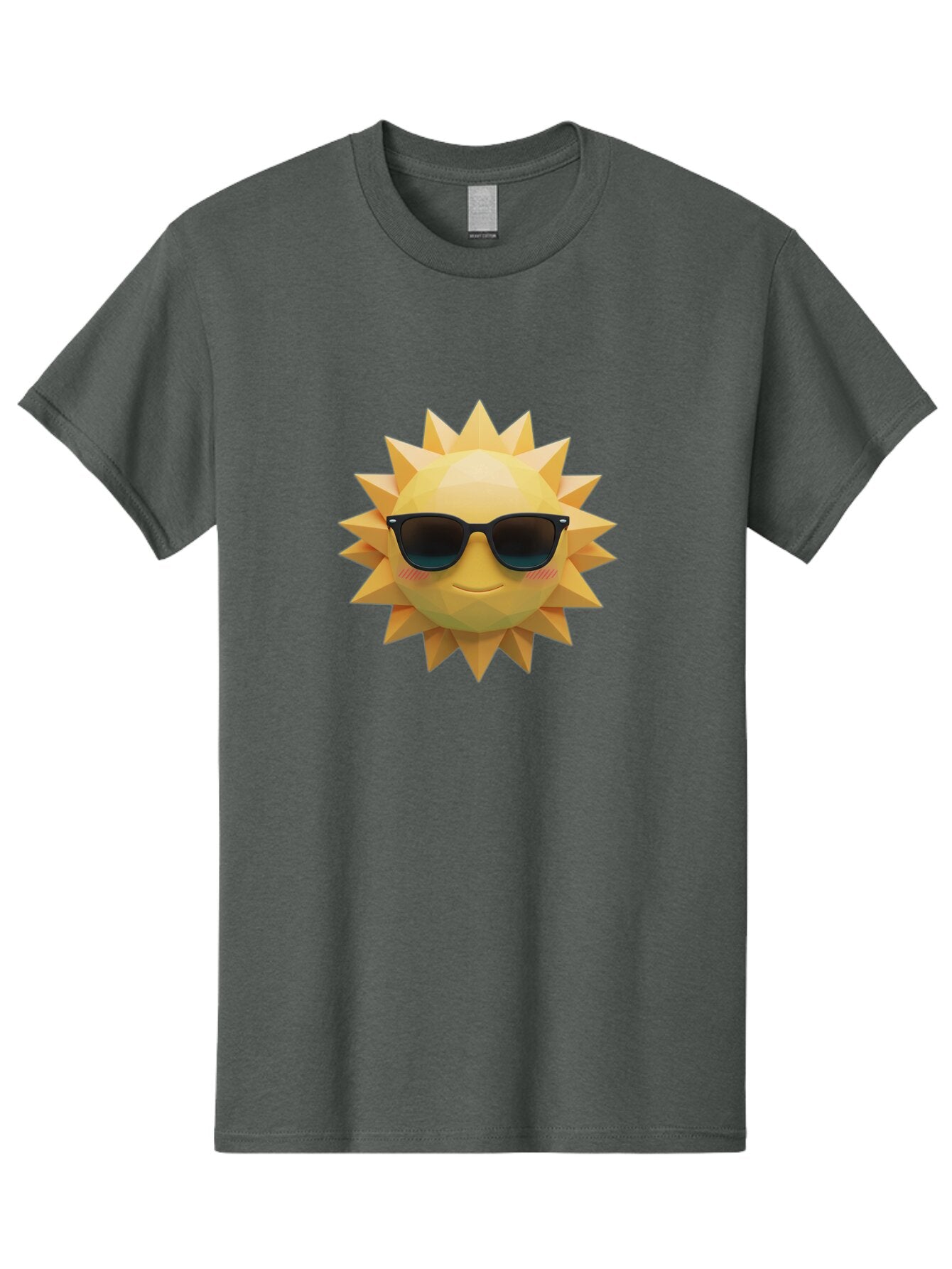 Sun-Wearing-Sunglasses-1 Men'S Graphic Tee, 100% Cotton, Comfortable Casual Summer Wear, Machine Washable, Vintage Camera, Old Camera, Antique Camera, Black Camera, Classic Photography, Photography Equipment, Nostalgic Device, Film Camera, Baq084 10