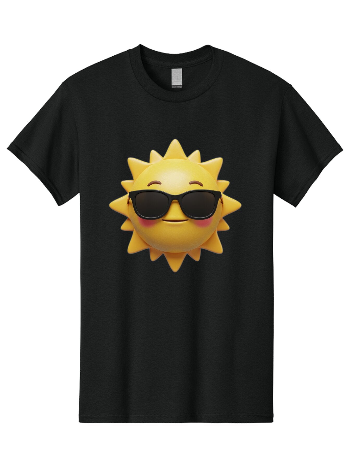 Sun-Wearing-Sunglasses-2 Men'S Graphic Tee, 100% Cotton, Comfortable Casual Summer Wear, Machine Washable, Vintage Camera, Old Camera, Antique Camera, Black Camera, Classic Photography, Photography Equipment, Nostalgic Device, Film Camera, Baq085 3