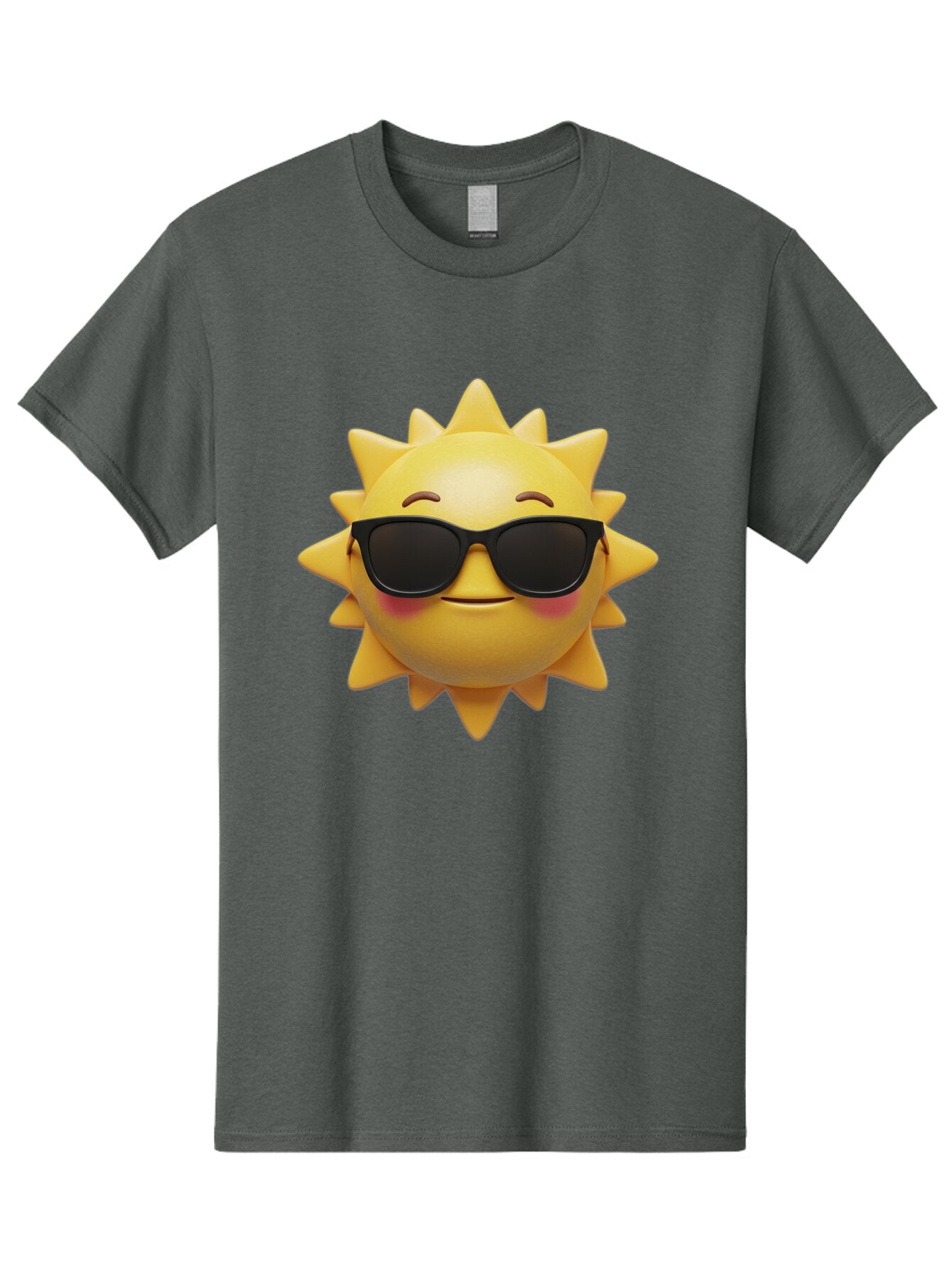 Sun-Wearing-Sunglasses-2 Men'S Graphic Tee, 100% Cotton, Comfortable Casual Summer Wear, Machine Washable, Vintage Camera, Old Camera, Antique Camera, Black Camera, Classic Photography, Photography Equipment, Nostalgic Device, Film Camera, Baq085 8