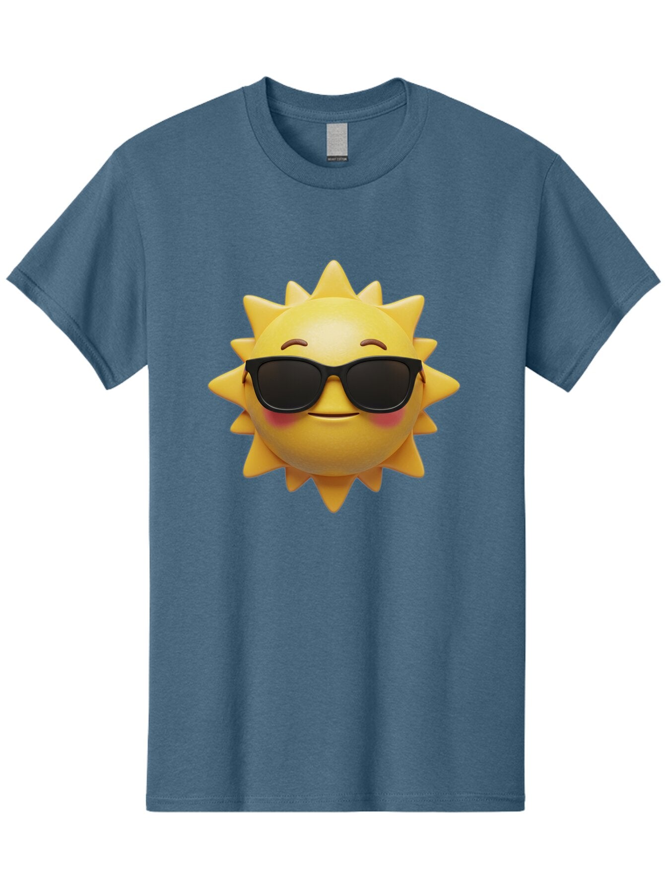 Sun-Wearing-Sunglasses-2 Men'S Graphic Tee, 100% Cotton, Comfortable Casual Summer Wear, Machine Washable, Vintage Camera, Old Camera, Antique Camera, Black Camera, Classic Photography, Photography Equipment, Nostalgic Device, Film Camera, Baq085 10