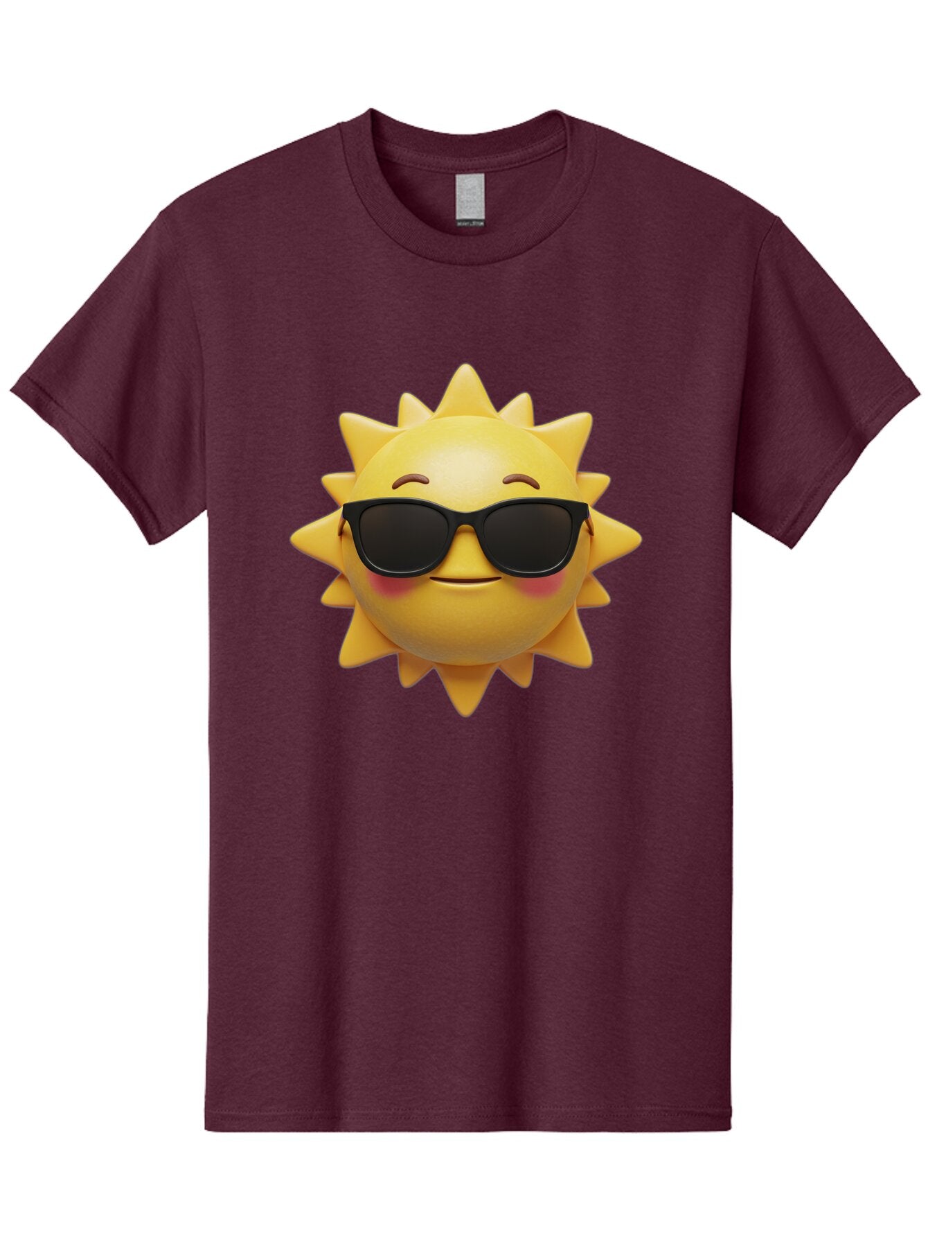 Sun-Wearing-Sunglasses-2 Men'S Graphic Tee, 100% Cotton, Comfortable Casual Summer Wear, Machine Washable, Vintage Camera, Old Camera, Antique Camera, Black Camera, Classic Photography, Photography Equipment, Nostalgic Device, Film Camera, Baq085 15