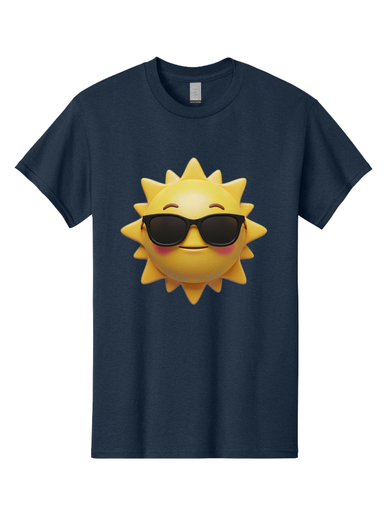 Sun-Wearing-Sunglasses-2 Men'S Graphic Tee, 100% Cotton, Comfortable Casual Summer Wear, Machine Washable, Vintage Camera, Old Camera, Antique Camera, Black Camera, Classic Photography, Photography Equipment, Nostalgic Device, Film Camera, Baq085 13