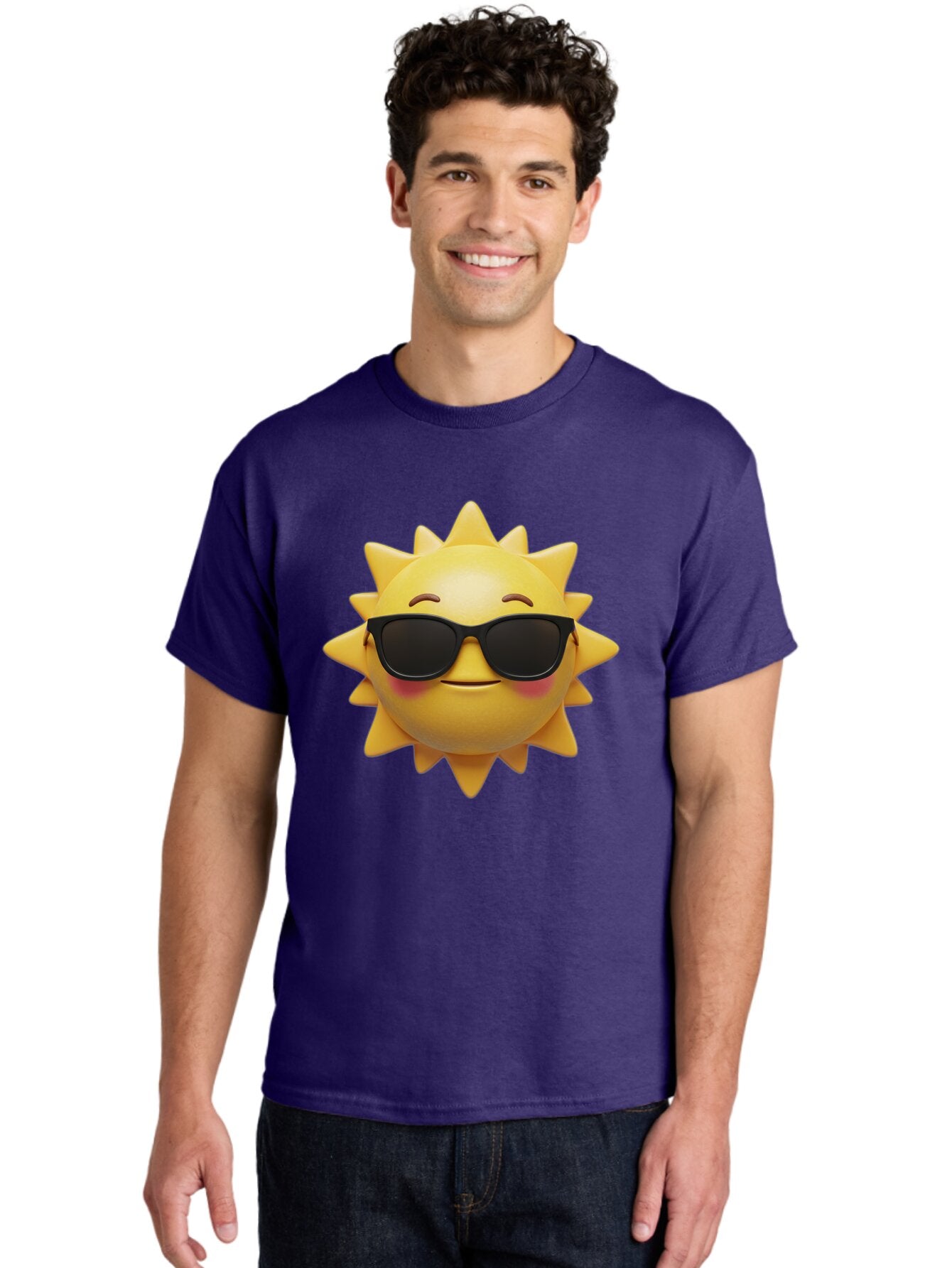 Sun-Wearing-Sunglasses-2 Men'S Graphic Tee, 100% Cotton, Comfortable Casual Summer Wear, Machine Washable, Vintage Camera, Old Camera, Antique Camera, Black Camera, Classic Photography, Photography Equipment, Nostalgic Device, Film Camera, Baq085 21