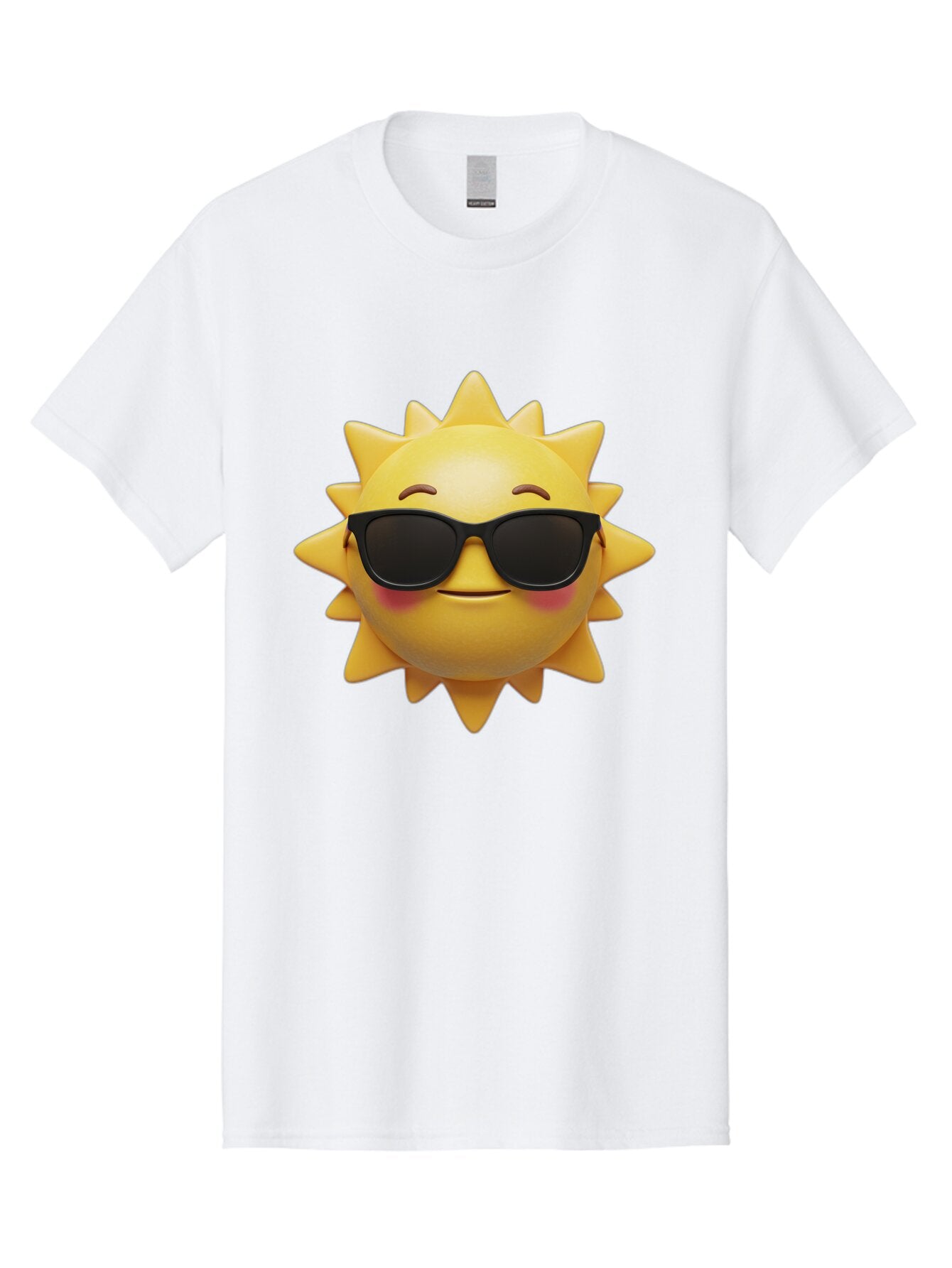 Sun-Wearing-Sunglasses-2 Men'S Graphic Tee, 100% Cotton, Comfortable Casual Summer Wear, Machine Washable, Vintage Camera, Old Camera, Antique Camera, Black Camera, Classic Photography, Photography Equipment, Nostalgic Device, Film Camera, Baq085 5