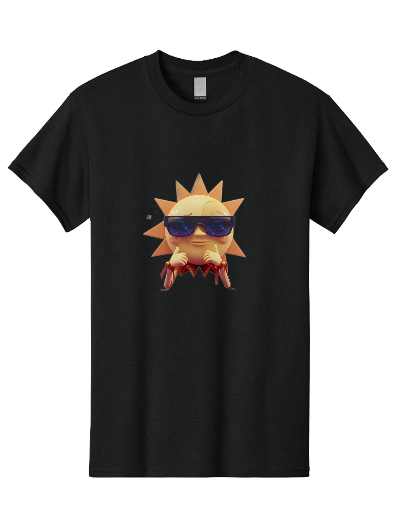 Sun-Wearing-Sunglasses-3 Men'S Graphic Tee, 100% Cotton, Comfortable Casual Summer Wear, Machine Washable, Vintage Camera, Old Camera, Antique Camera, Black Camera, Classic Photography, Photography Equipment, Nostalgic Device, Film Camera, Baq086 7