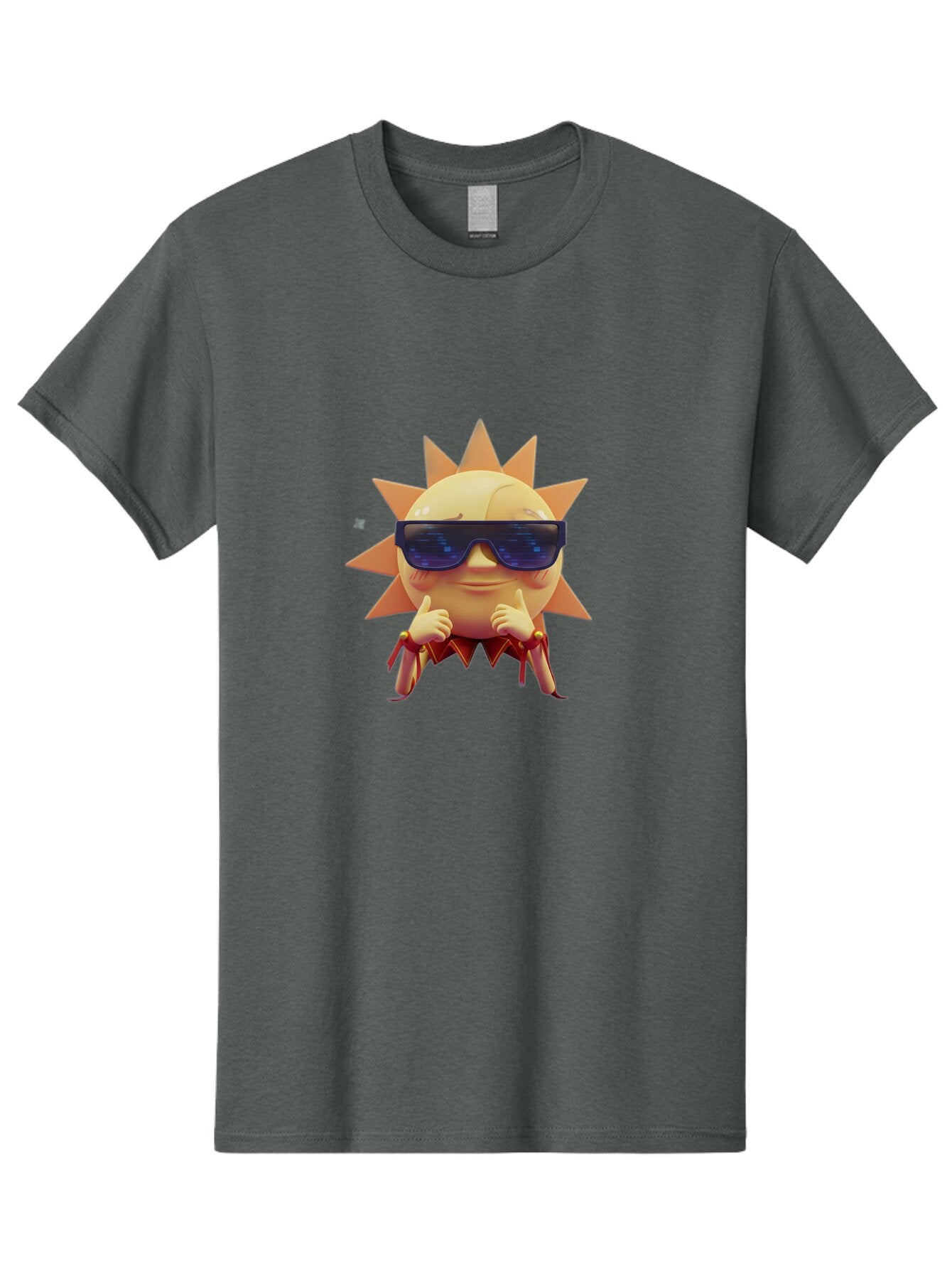 Sun-Wearing-Sunglasses-3 Men'S Graphic Tee, 100% Cotton, Comfortable Casual Summer Wear, Machine Washable, Vintage Camera, Old Camera, Antique Camera, Black Camera, Classic Photography, Photography Equipment, Nostalgic Device, Film Camera, Baq086 5