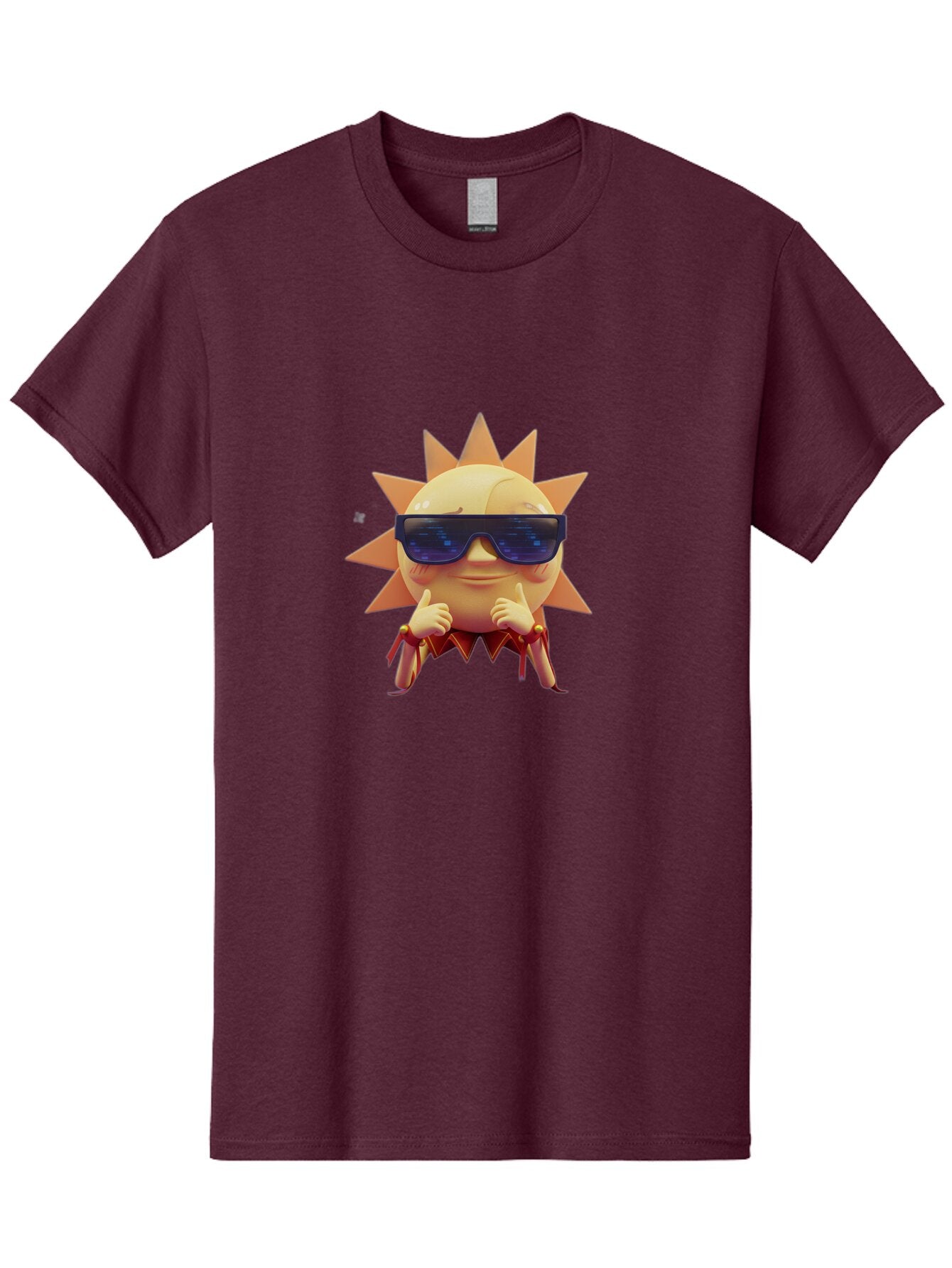 Sun-Wearing-Sunglasses-3 Men'S Graphic Tee, 100% Cotton, Comfortable Casual Summer Wear, Machine Washable, Vintage Camera, Old Camera, Antique Camera, Black Camera, Classic Photography, Photography Equipment, Nostalgic Device, Film Camera, Baq086 3