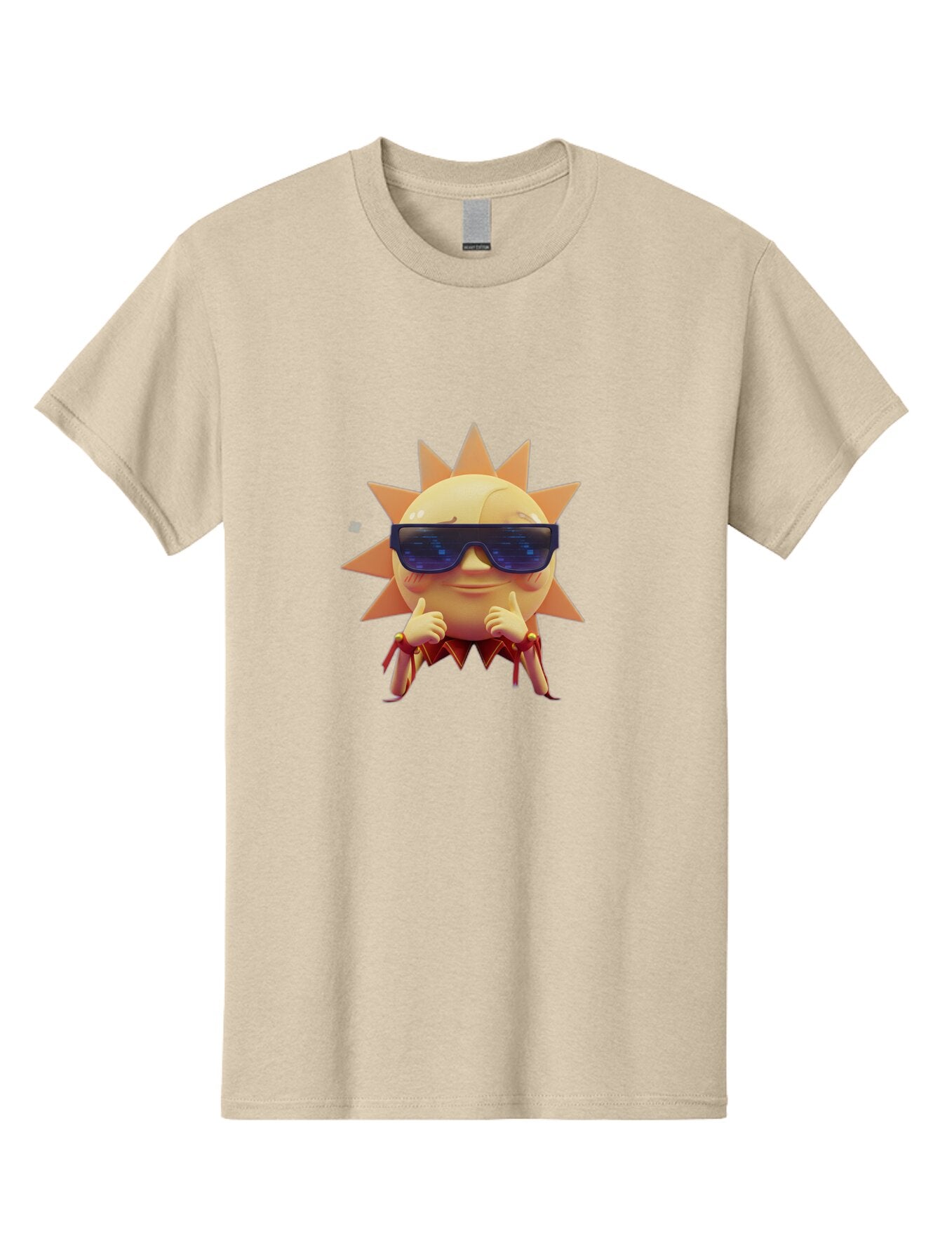 Sun-Wearing-Sunglasses-3 Men'S Graphic Tee, 100% Cotton, Comfortable Casual Summer Wear, Machine Washable, Vintage Camera, Old Camera, Antique Camera, Black Camera, Classic Photography, Photography Equipment, Nostalgic Device, Film Camera, Baq086 2