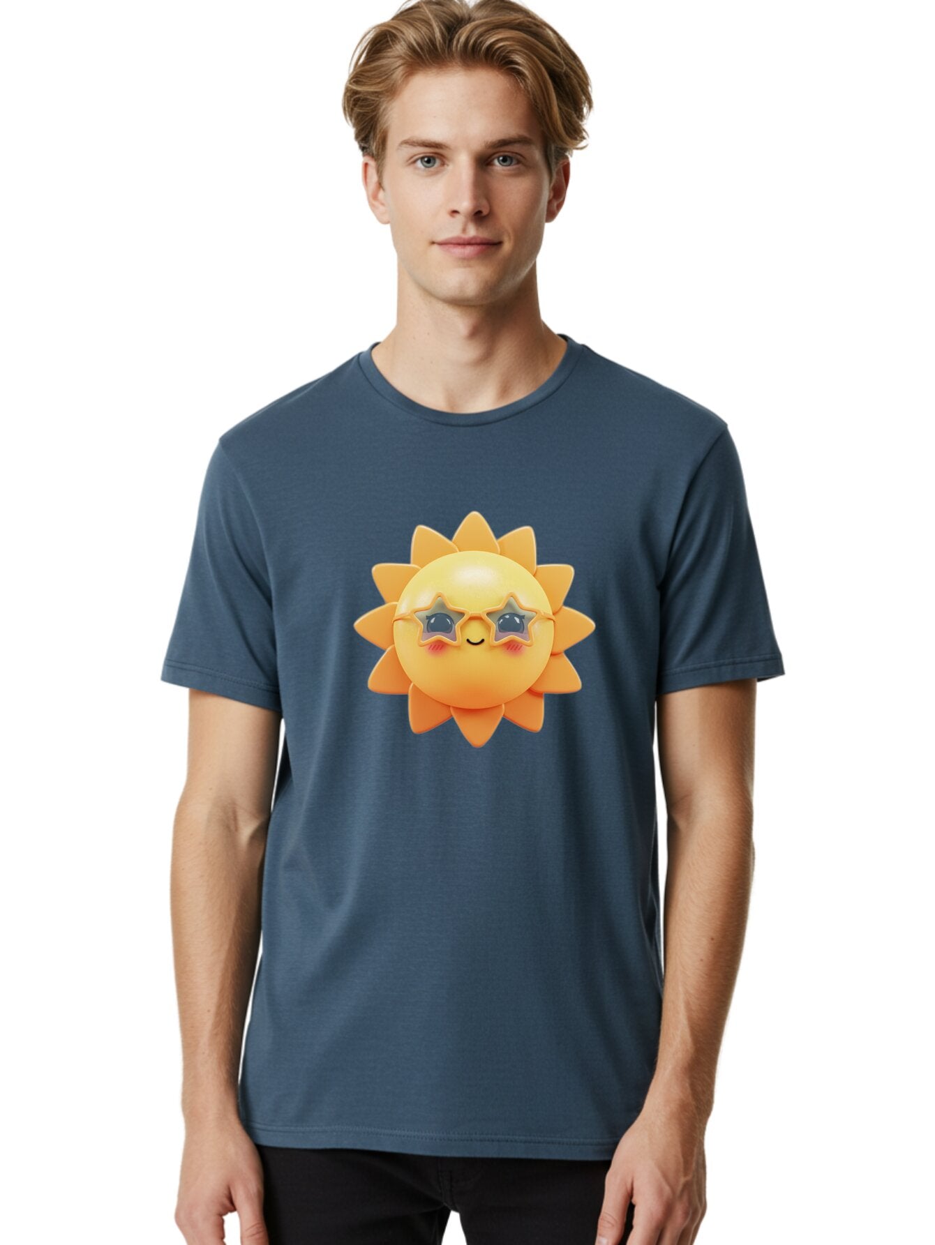 Sun-With-Sunglasses-1 Men'S Graphic Tee, 100% Cotton, Comfortable Casual Summer Wear, Machine Washable, Vintage Camera, Old Camera, Antique Camera, Black Camera, Classic Photography, Photography Equipment, Nostalgic Device, Film Camera, Baq088 20