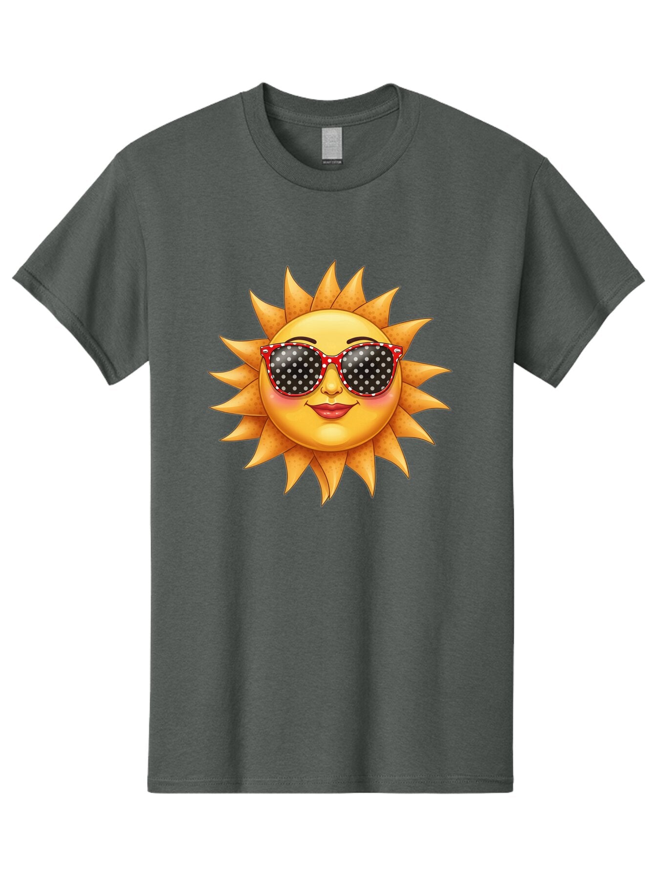 Sun-With-Sunglasses-2 Men'S Graphic Tee, 100% Cotton, Comfortable Casual Summer Wear, Machine Washable, Vintage Camera, Old Camera, Antique Camera, Black Camera, Classic Photography, Photography Equipment, Nostalgic Device, Film Camera, Baq089 7