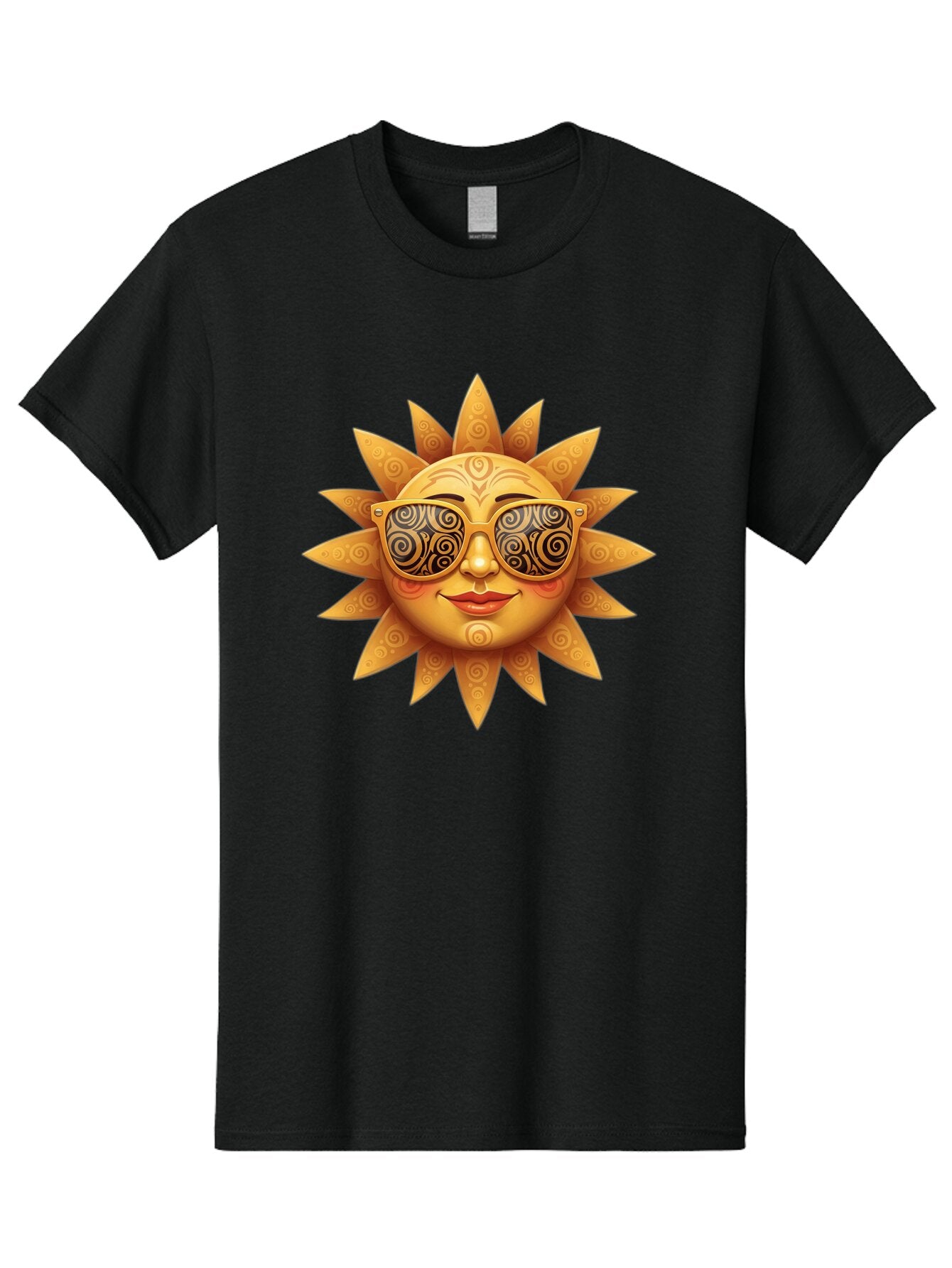 Sun-With-Sunglasses-3 Men'S Graphic Tee, 100% Cotton, Comfortable Casual Summer Wear, Machine Washable, Vintage Camera, Old Camera, Antique Camera, Black Camera, Classic Photography, Photography Equipment, Nostalgic Device, Film Camera, Baq090 8
