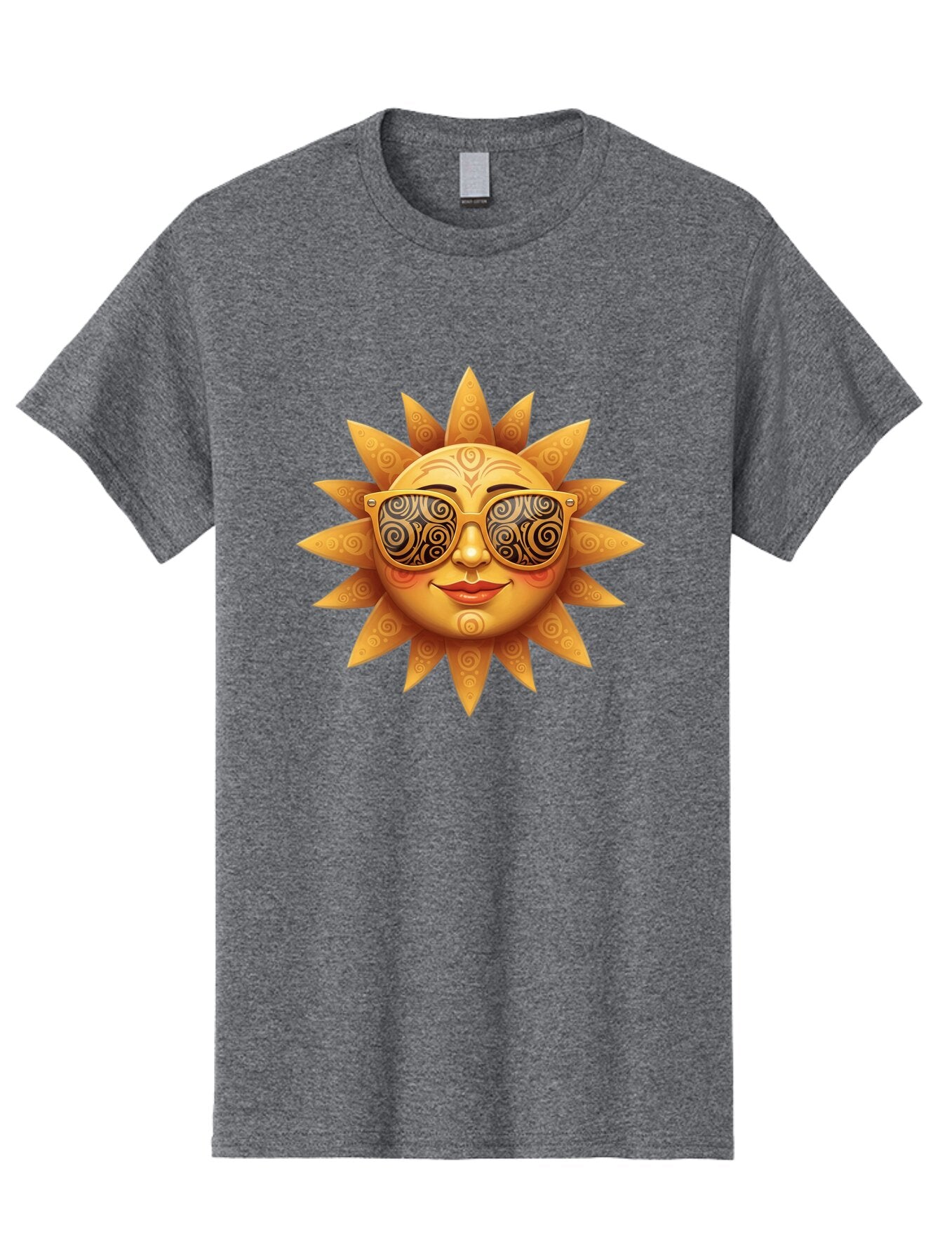 Sun-With-Sunglasses-3 Men'S Graphic Tee, 100% Cotton, Comfortable Casual Summer Wear, Machine Washable, Vintage Camera, Old Camera, Antique Camera, Black Camera, Classic Photography, Photography Equipment, Nostalgic Device, Film Camera, Baq090 6