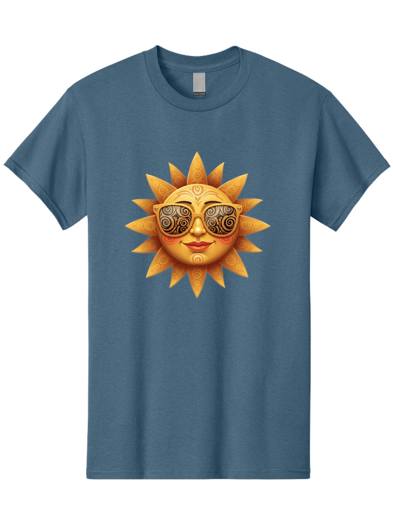 Sun-With-Sunglasses-3 Men'S Graphic Tee, 100% Cotton, Comfortable Casual Summer Wear, Machine Washable, Vintage Camera, Old Camera, Antique Camera, Black Camera, Classic Photography, Photography Equipment, Nostalgic Device, Film Camera, Baq090 11