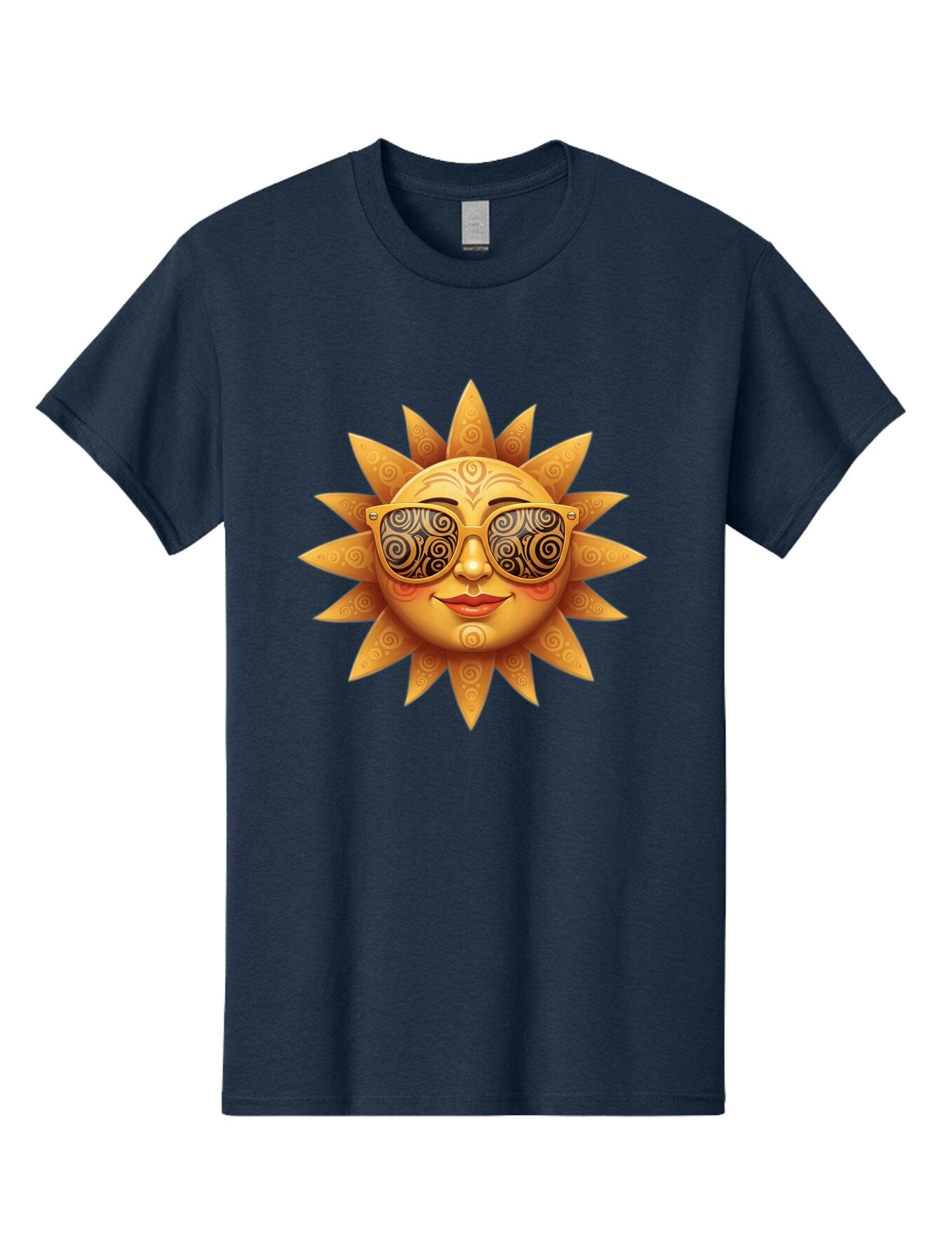 Sun-With-Sunglasses-3 Men'S Graphic Tee, 100% Cotton, Comfortable Casual Summer Wear, Machine Washable, Vintage Camera, Old Camera, Antique Camera, Black Camera, Classic Photography, Photography Equipment, Nostalgic Device, Film Camera, Baq090 12