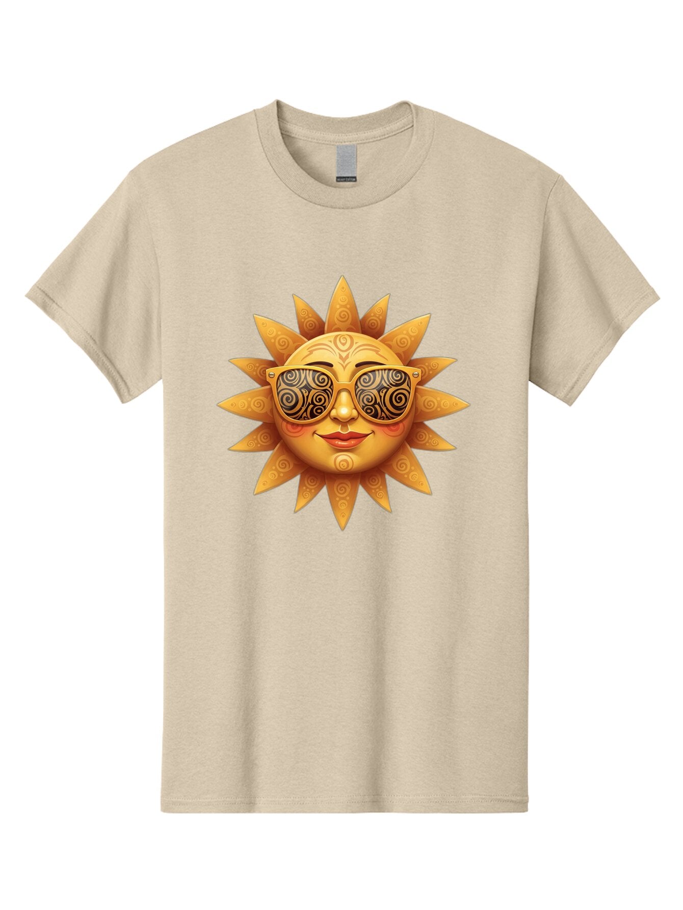 Sun-With-Sunglasses-3 Men'S Graphic Tee, 100% Cotton, Comfortable Casual Summer Wear, Machine Washable, Vintage Camera, Old Camera, Antique Camera, Black Camera, Classic Photography, Photography Equipment, Nostalgic Device, Film Camera, Baq090 1