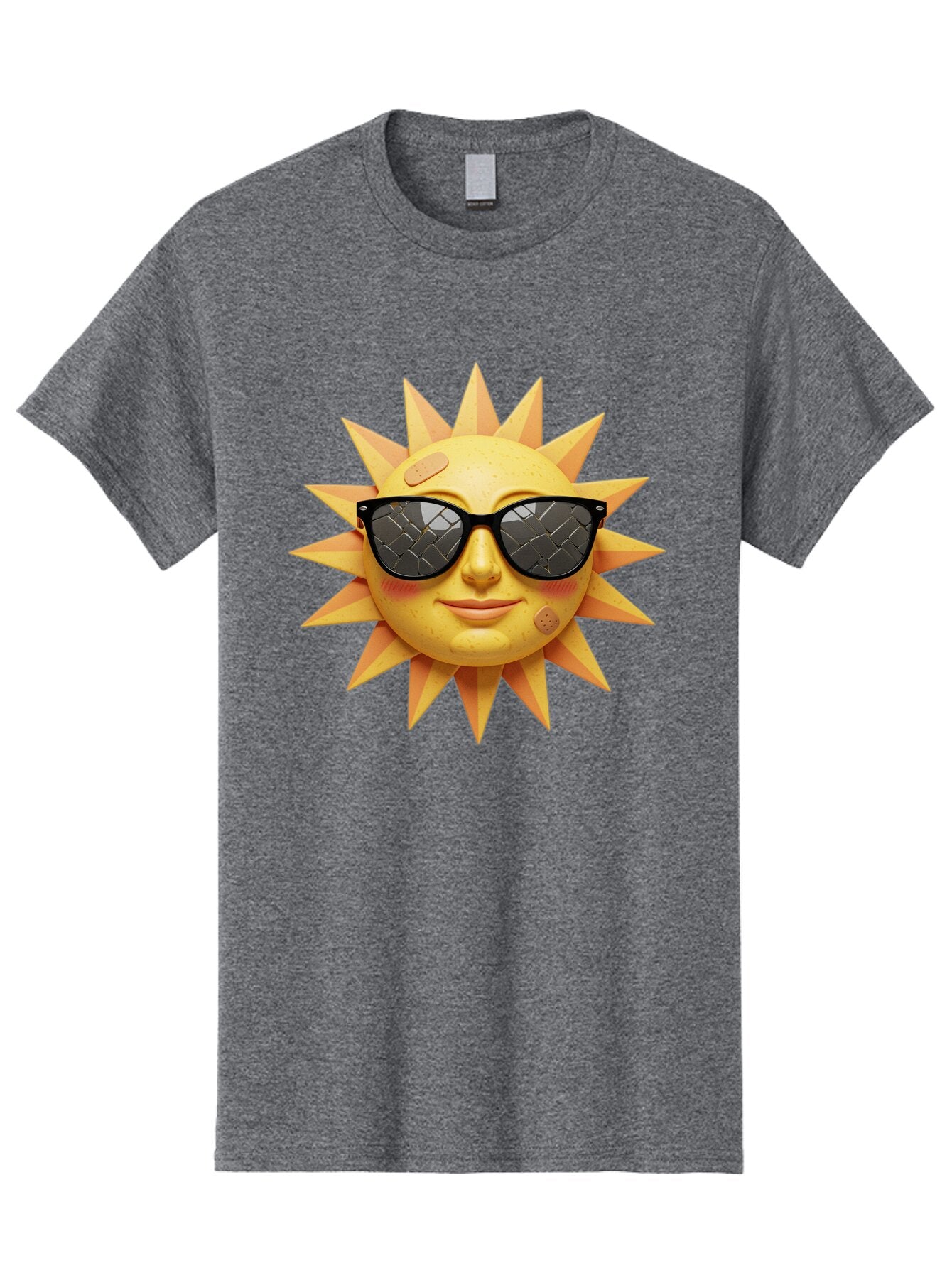 Sun-With-Sunglasses-4 Men'S Graphic Tee, 100% Cotton, Comfortable Casual Summer Wear, Machine Washable, Vintage Camera, Old Camera, Antique Camera, Black Camera, Classic Photography, Photography Equipment, Nostalgic Device, Film Camera, Baq091 14