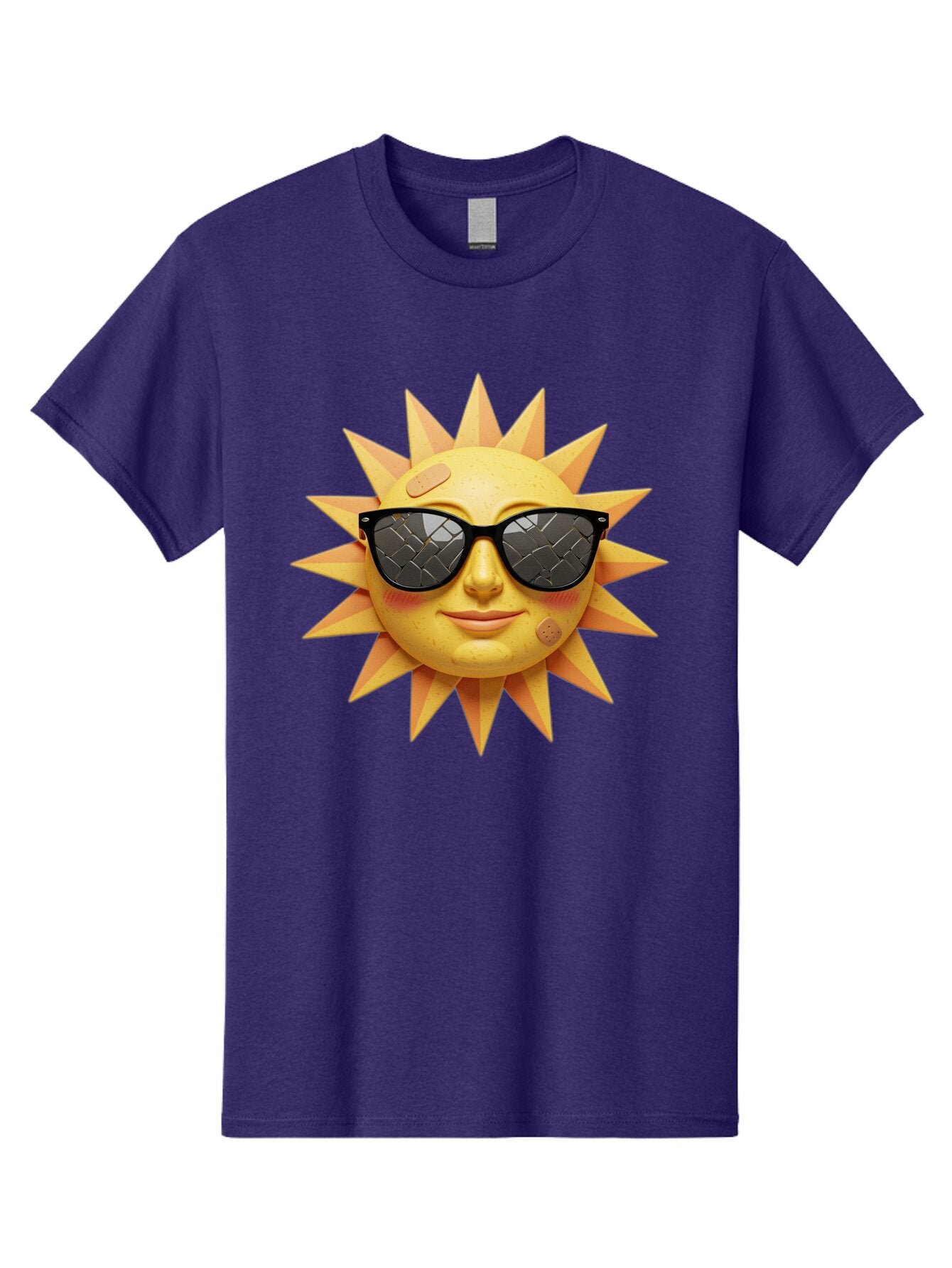 Sun-With-Sunglasses-4 Men'S Graphic Tee, 100% Cotton, Comfortable Casual Summer Wear, Machine Washable, Vintage Camera, Old Camera, Antique Camera, Black Camera, Classic Photography, Photography Equipment, Nostalgic Device, Film Camera, Baq091 10