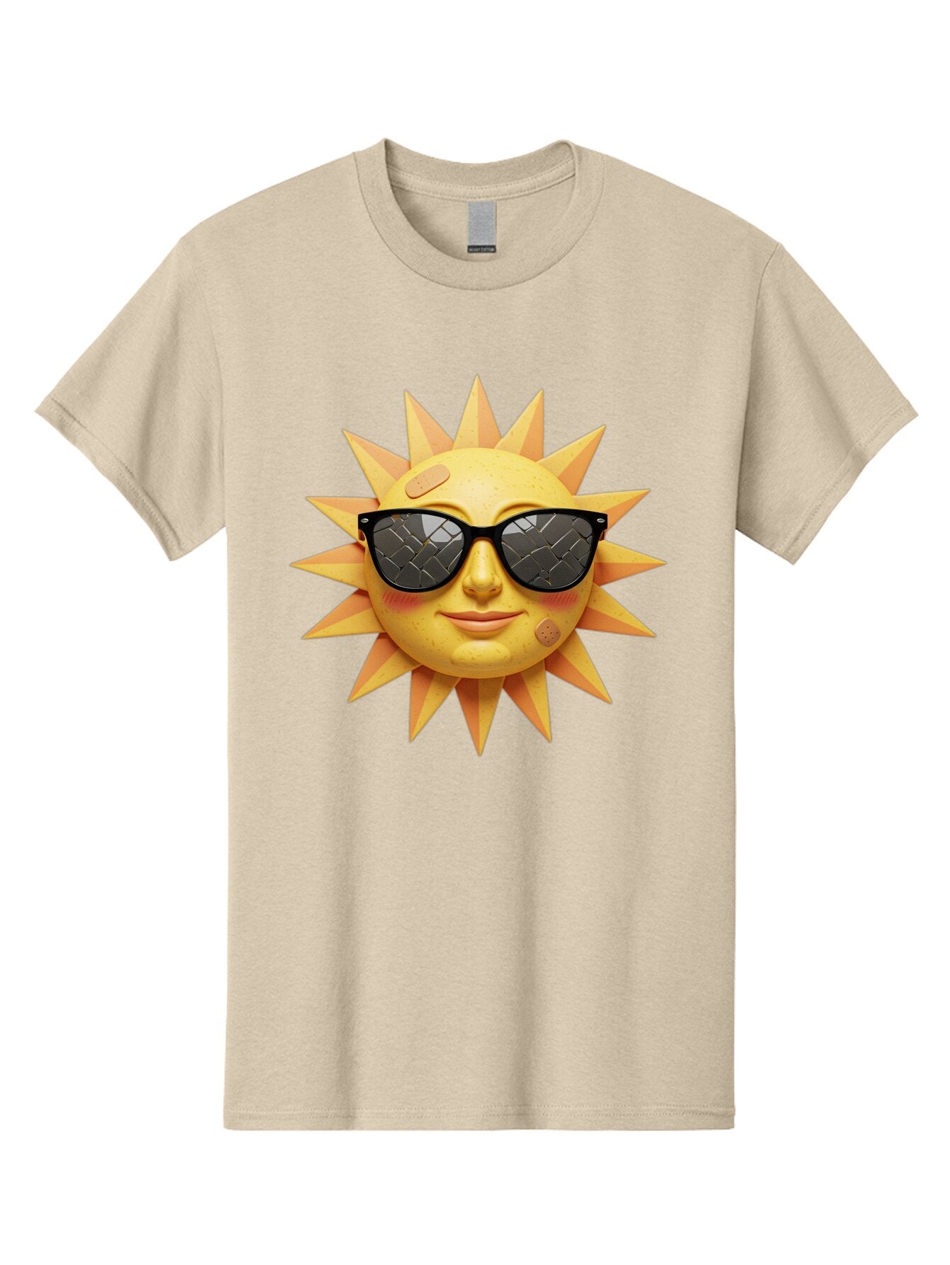 Sun-With-Sunglasses-4 Men'S Graphic Tee, 100% Cotton, Comfortable Casual Summer Wear, Machine Washable, Vintage Camera, Old Camera, Antique Camera, Black Camera, Classic Photography, Photography Equipment, Nostalgic Device, Film Camera, Baq091 5