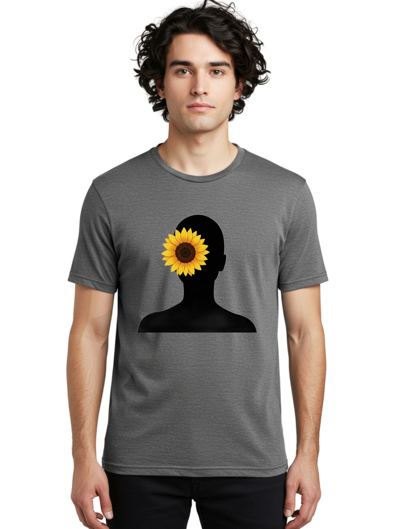 Sunflower-Head Men'S Graphic Tee, 100% Cotton, Comfortable Casual Summer Wear, Machine Washable, Vintage Camera, Old Camera, Antique Camera, Black Camera, Classic Photography, Photography Equipment, Nostalgic Device, Film Camera, Camera Art Baq093 17