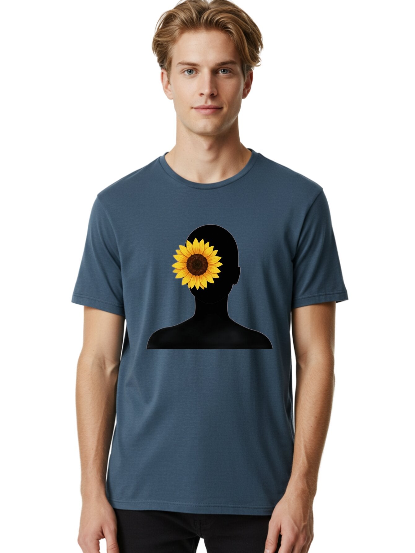 Sunflower-Head Men'S Graphic Tee, 100% Cotton, Comfortable Casual Summer Wear, Machine Washable, Vintage Camera, Old Camera, Antique Camera, Black Camera, Classic Photography, Photography Equipment, Nostalgic Device, Film Camera, Camera Art Baq093 22