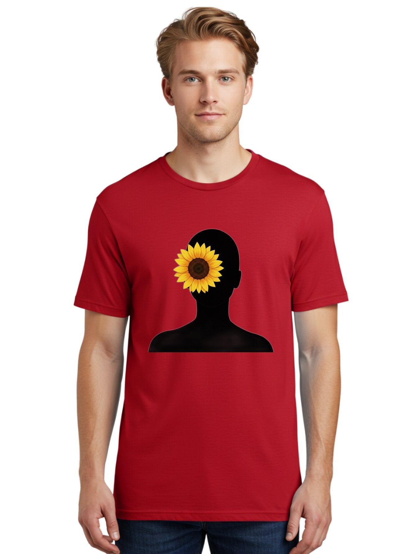 Sunflower-Head Men'S Graphic Tee, 100% Cotton, Comfortable Casual Summer Wear, Machine Washable, Vintage Camera, Old Camera, Antique Camera, Black Camera, Classic Photography, Photography Equipment, Nostalgic Device, Film Camera, Camera Art Baq093 19