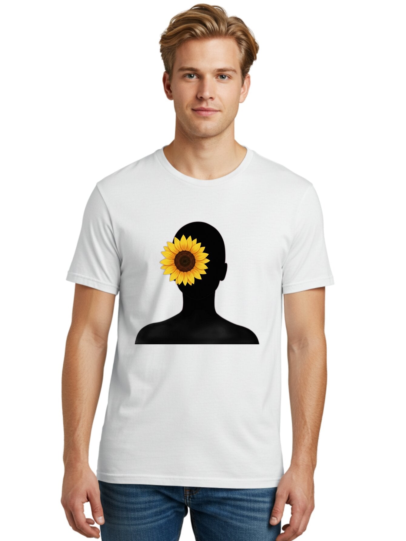 Sunflower-Head Men'S Graphic Tee, 100% Cotton, Comfortable Casual Summer Wear, Machine Washable, Vintage Camera, Old Camera, Antique Camera, Black Camera, Classic Photography, Photography Equipment, Nostalgic Device, Film Camera, Camera Art Baq093 21