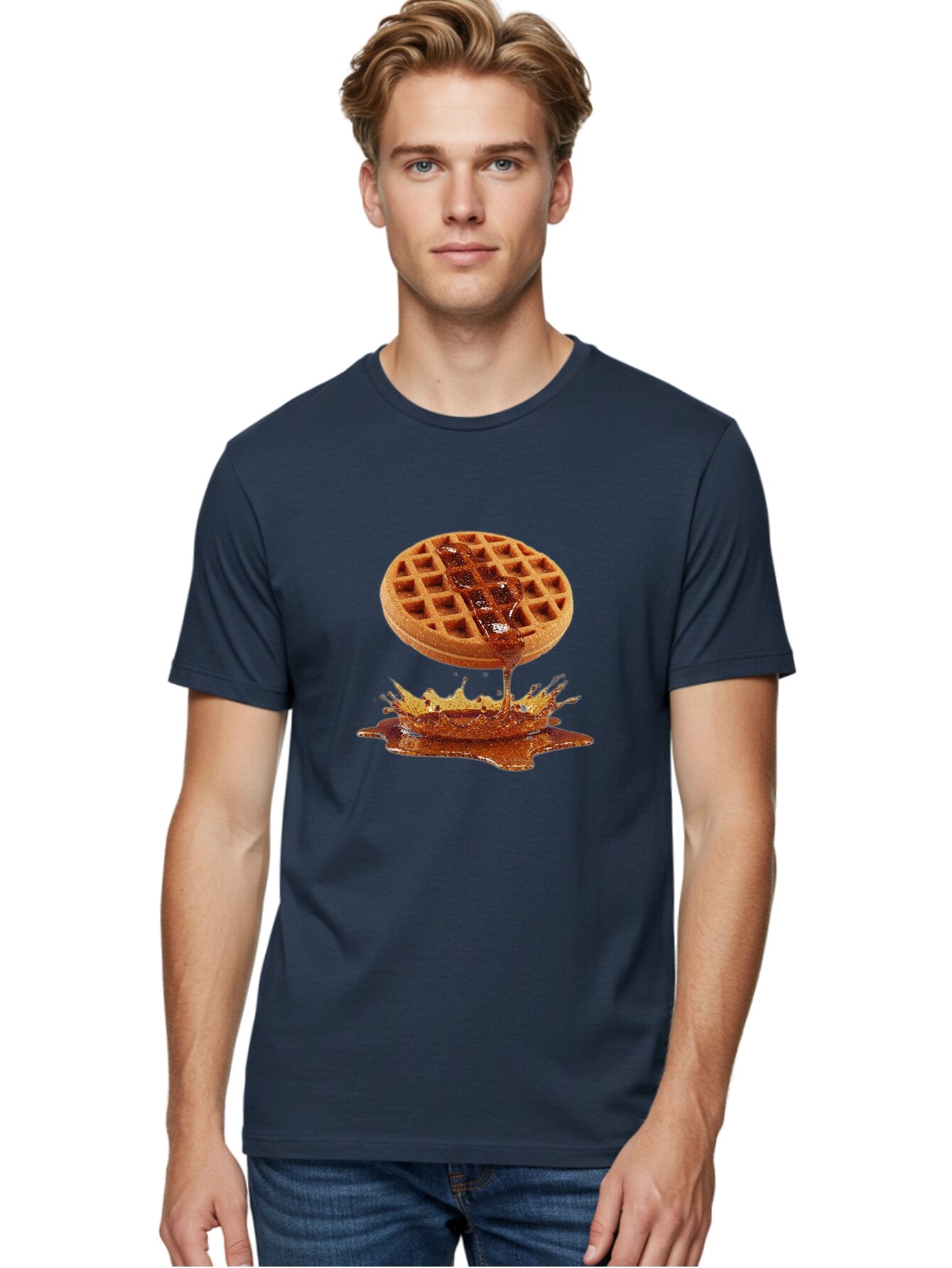 Syrup-On-Waffle Men'S Graphic Tee, 100% Cotton, Comfortable Casual Summer Wear, Machine Washable, Vintage Camera, Old Camera, Antique Camera, Black Camera, Classic Photography, Photography Equipment, Nostalgic Device, Film Camera, Camera Art Baq096 17