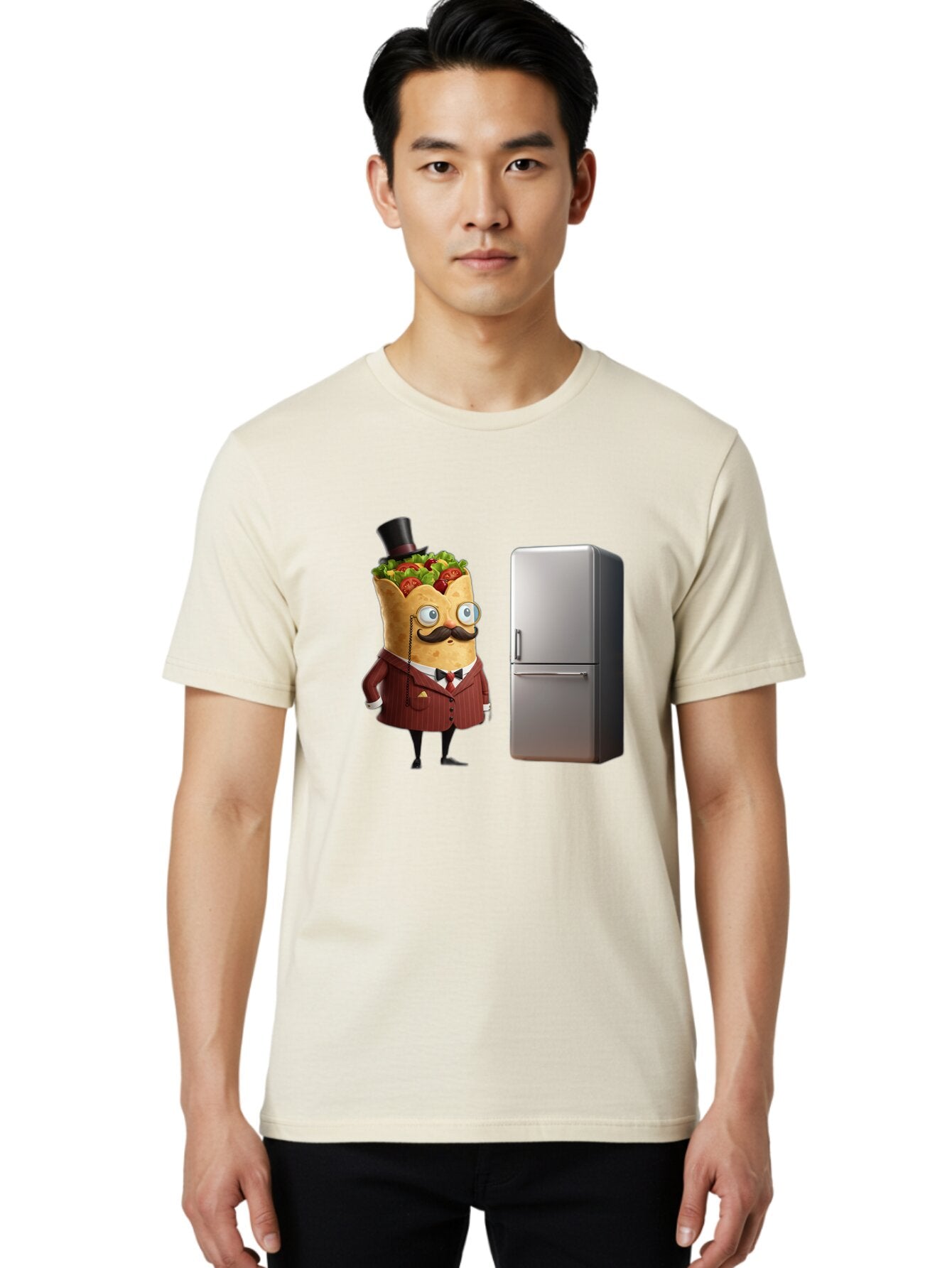 Taco-Beside-Fridge Men'S Graphic Tee, 100% Cotton, Comfortable Casual Summer Wear, Machine Washable, Vintage Camera, Old Camera, Antique Camera, Black Camera, Classic Photography, Photography Equipment, Nostalgic Device, Film Camera, Baq098 25