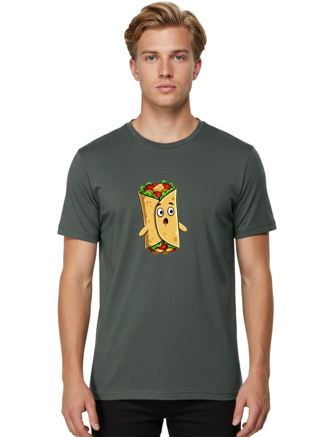 Taco-Character Men'S Graphic Tee, 100% Cotton, Comfortable Casual Summer Wear, Machine Washable, Vintage Camera, Old Camera, Antique Camera, Black Camera, Classic Photography, Photography Equipment, Nostalgic Device, Film Camera, Camera Art Baq099 23
