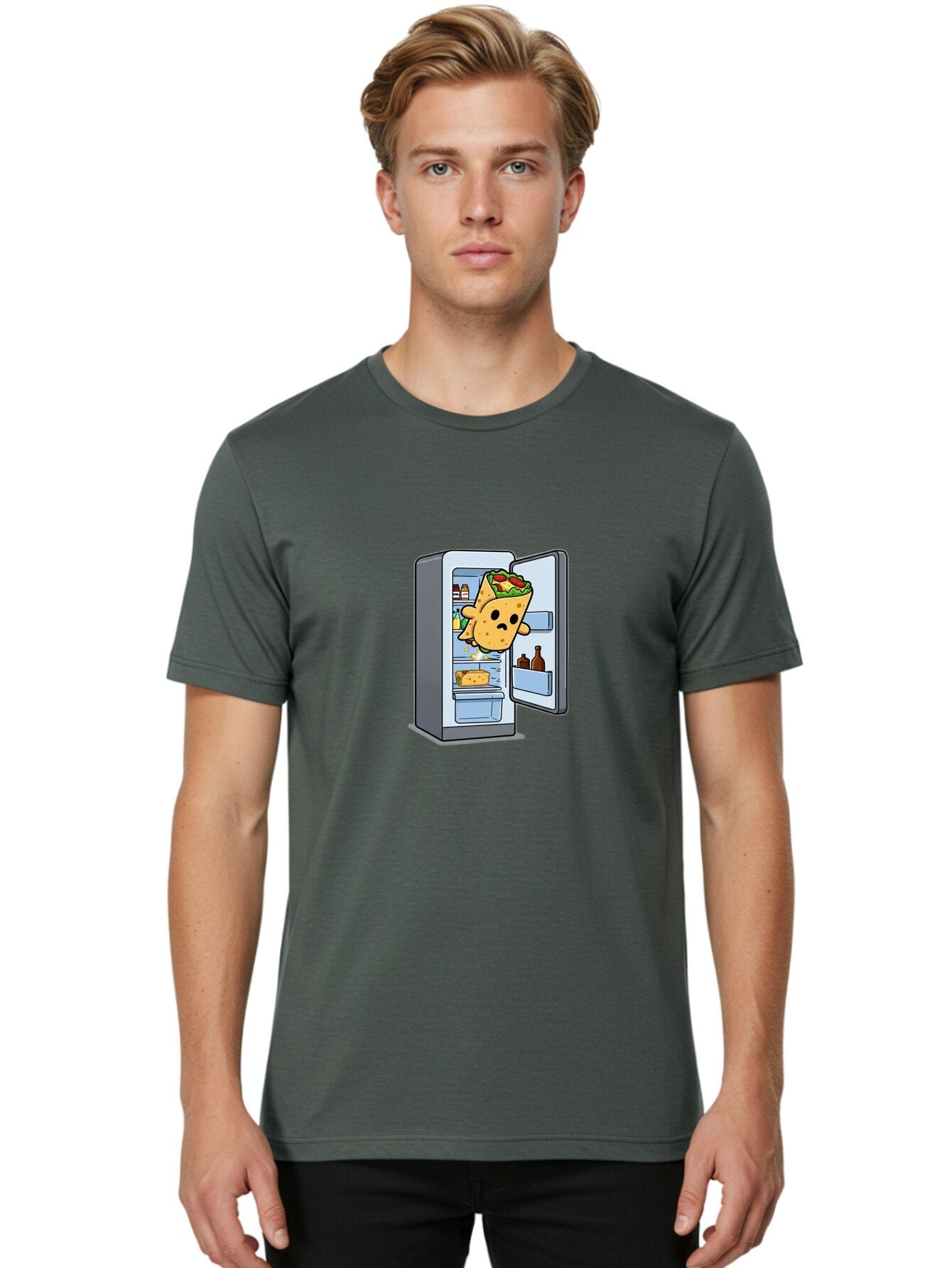 Taco Men'S Graphic Tee, 100% Cotton, Comfortable Casual Summer Wear, Machine Washable, Vintage Camera, Old Camera, Antique Camera, Black Camera, Classic Photography, Photography Equipment, Nostalgic Device, Film Camera, Camera Art Baq100 30