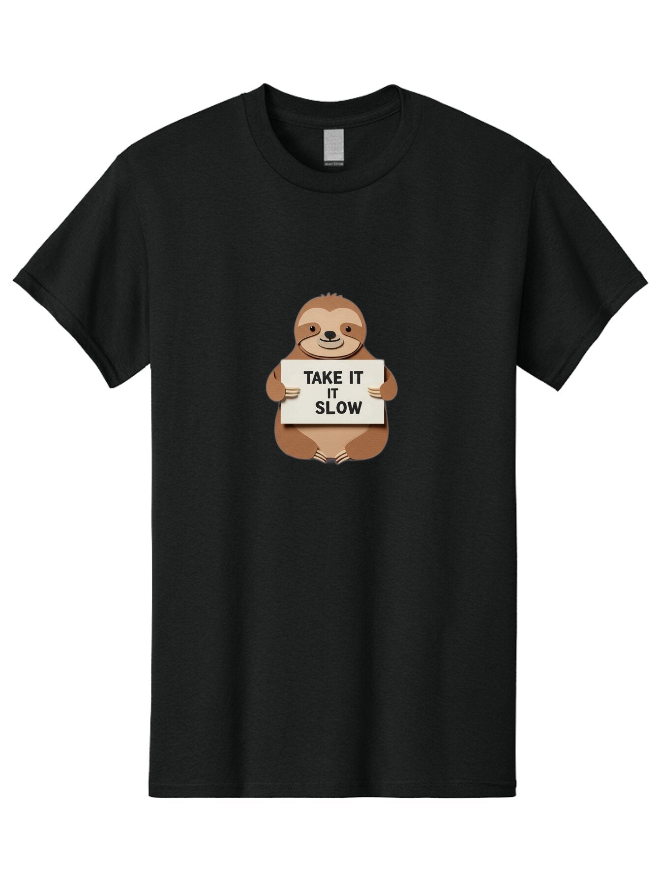 Take-It-It-Slow-Sloth Men'S Graphic Tee, 100% Cotton, Comfortable Casual Summer Wear, Machine Washable, Vintage Camera, Old Camera, Antique Camera, Black Camera, Classic Photography, Photography Equipment, Nostalgic Device, Film Camera, Baq101 9