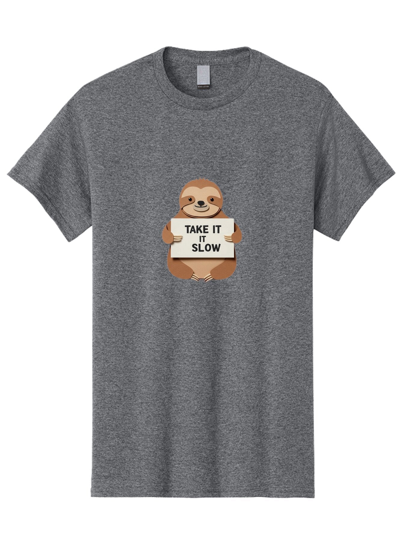 Take-It-It-Slow-Sloth Men'S Graphic Tee, 100% Cotton, Comfortable Casual Summer Wear, Machine Washable, Vintage Camera, Old Camera, Antique Camera, Black Camera, Classic Photography, Photography Equipment, Nostalgic Device, Film Camera, Baq101 2