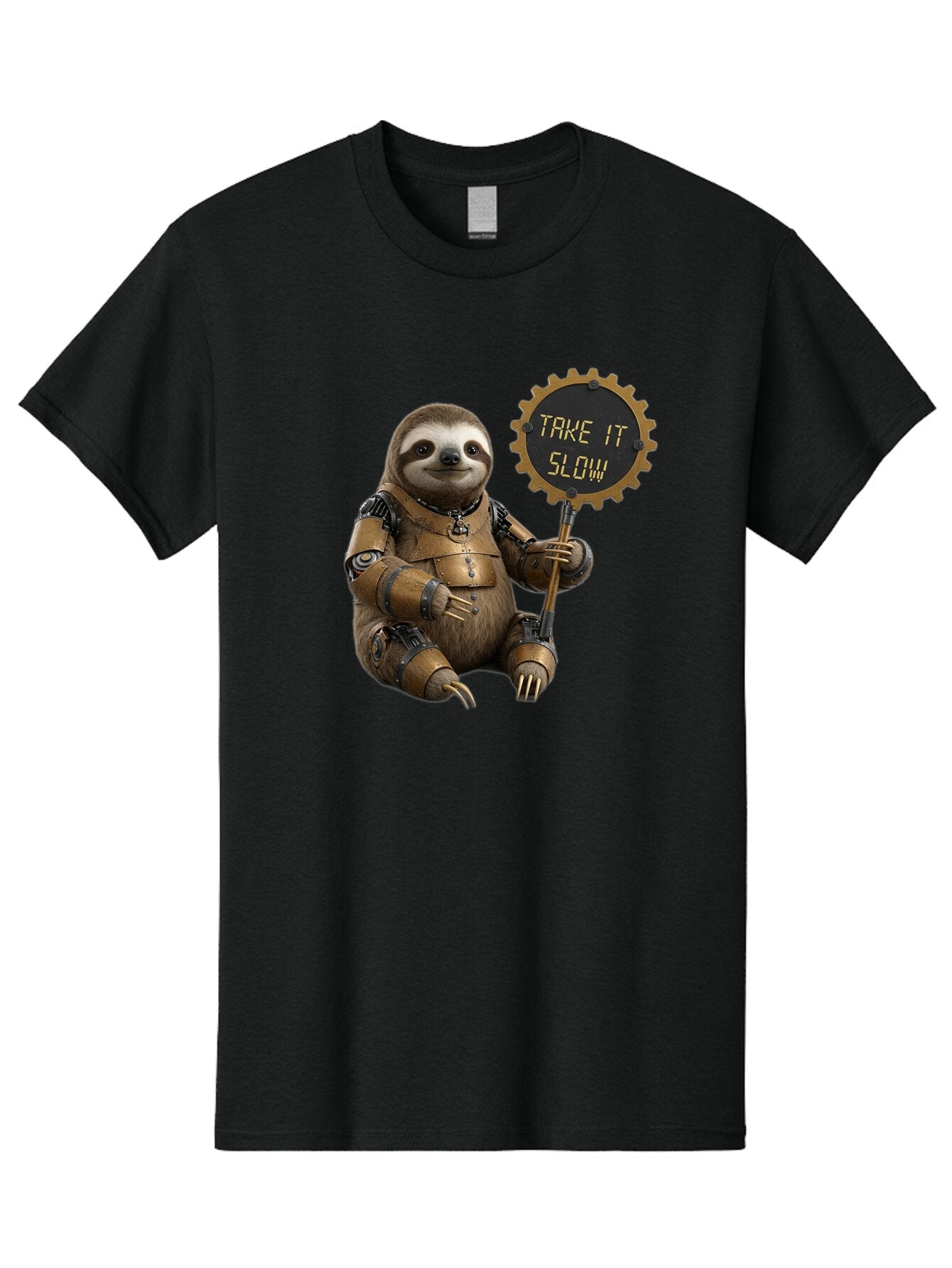 Take-It-Slow-1 Men'S Graphic Tee, 100% Cotton, Comfortable Casual Summer Wear, Machine Washable, Vintage Camera, Old Camera, Antique Camera, Black Camera, Classic Photography, Photography Equipment, Nostalgic Device, Film Camera, Camera Art Baq102 7