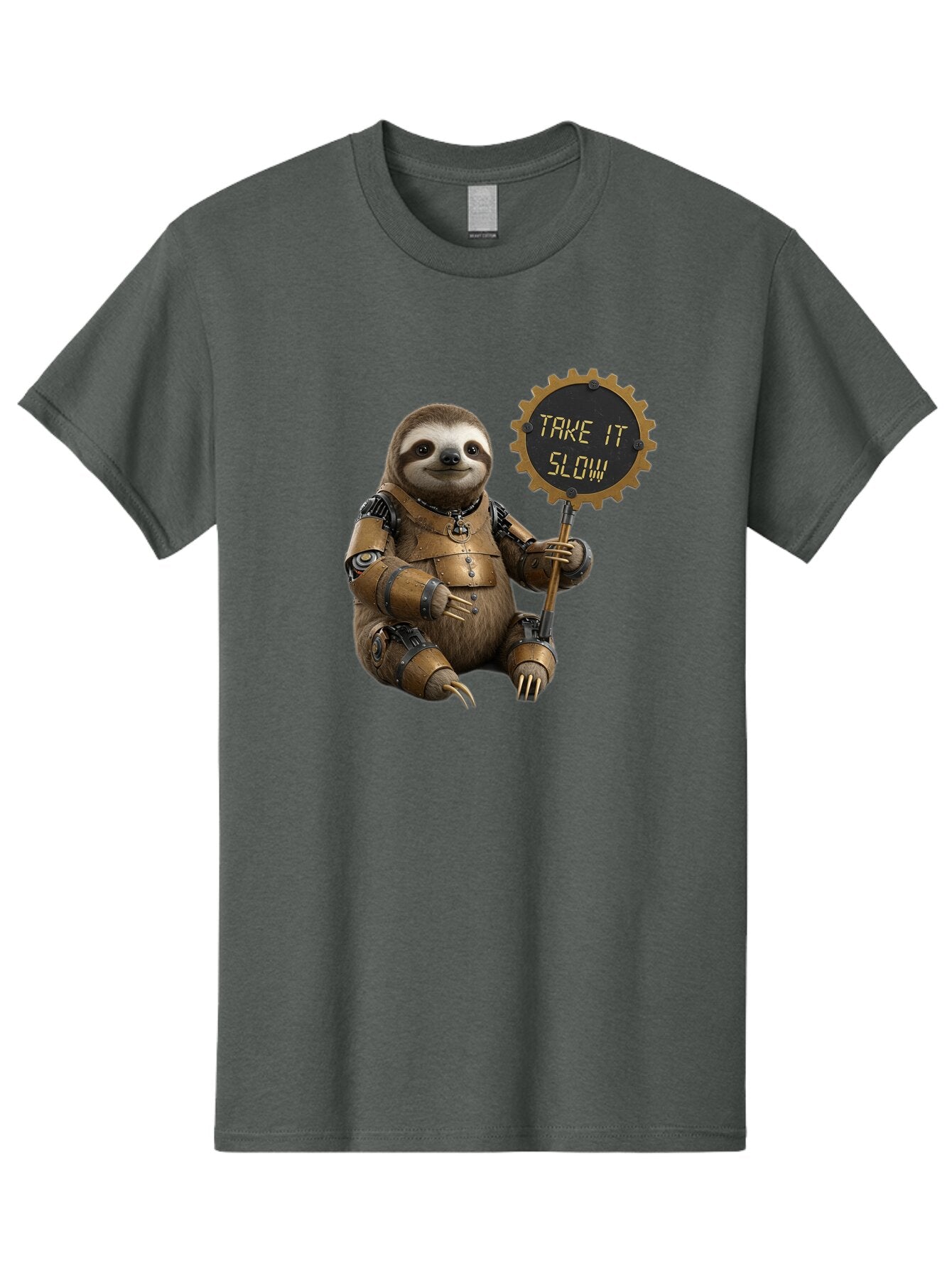 Take-It-Slow-1 Men'S Graphic Tee, 100% Cotton, Comfortable Casual Summer Wear, Machine Washable, Vintage Camera, Old Camera, Antique Camera, Black Camera, Classic Photography, Photography Equipment, Nostalgic Device, Film Camera, Camera Art Baq102 15