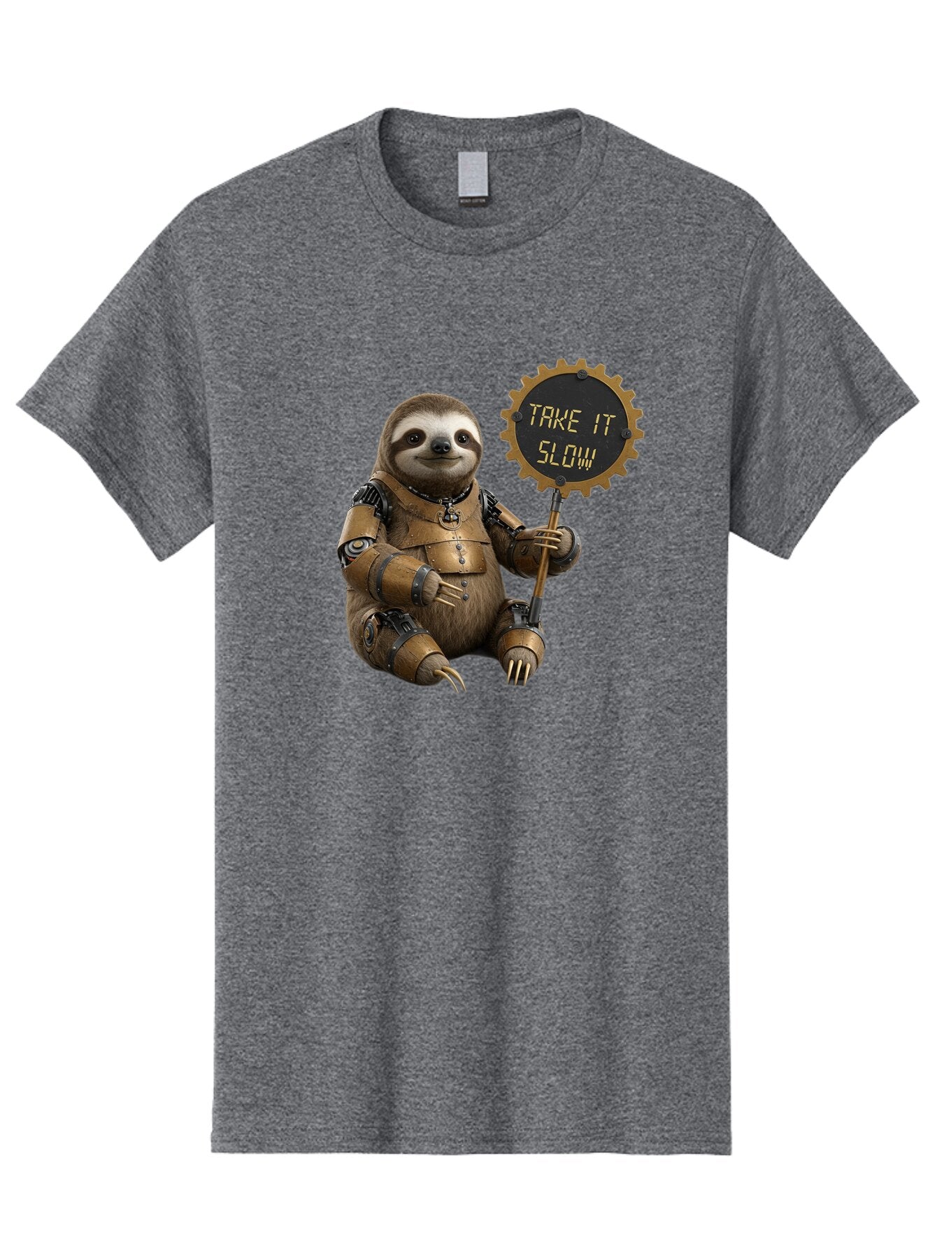 Take-It-Slow-1 Men'S Graphic Tee, 100% Cotton, Comfortable Casual Summer Wear, Machine Washable, Vintage Camera, Old Camera, Antique Camera, Black Camera, Classic Photography, Photography Equipment, Nostalgic Device, Film Camera, Camera Art Baq102 5