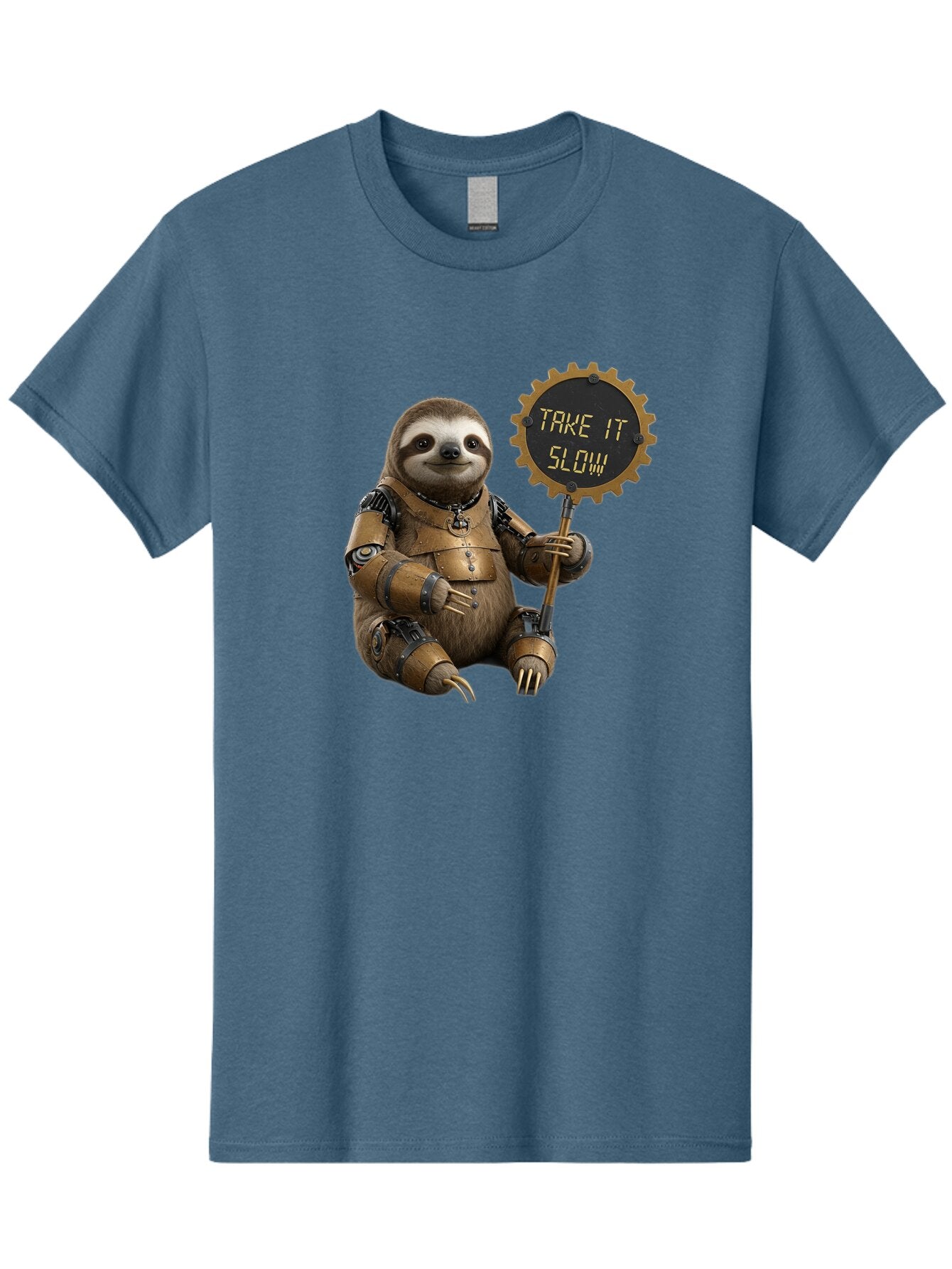 Take-It-Slow-1 Men'S Graphic Tee, 100% Cotton, Comfortable Casual Summer Wear, Machine Washable, Vintage Camera, Old Camera, Antique Camera, Black Camera, Classic Photography, Photography Equipment, Nostalgic Device, Film Camera, Camera Art Baq102 3